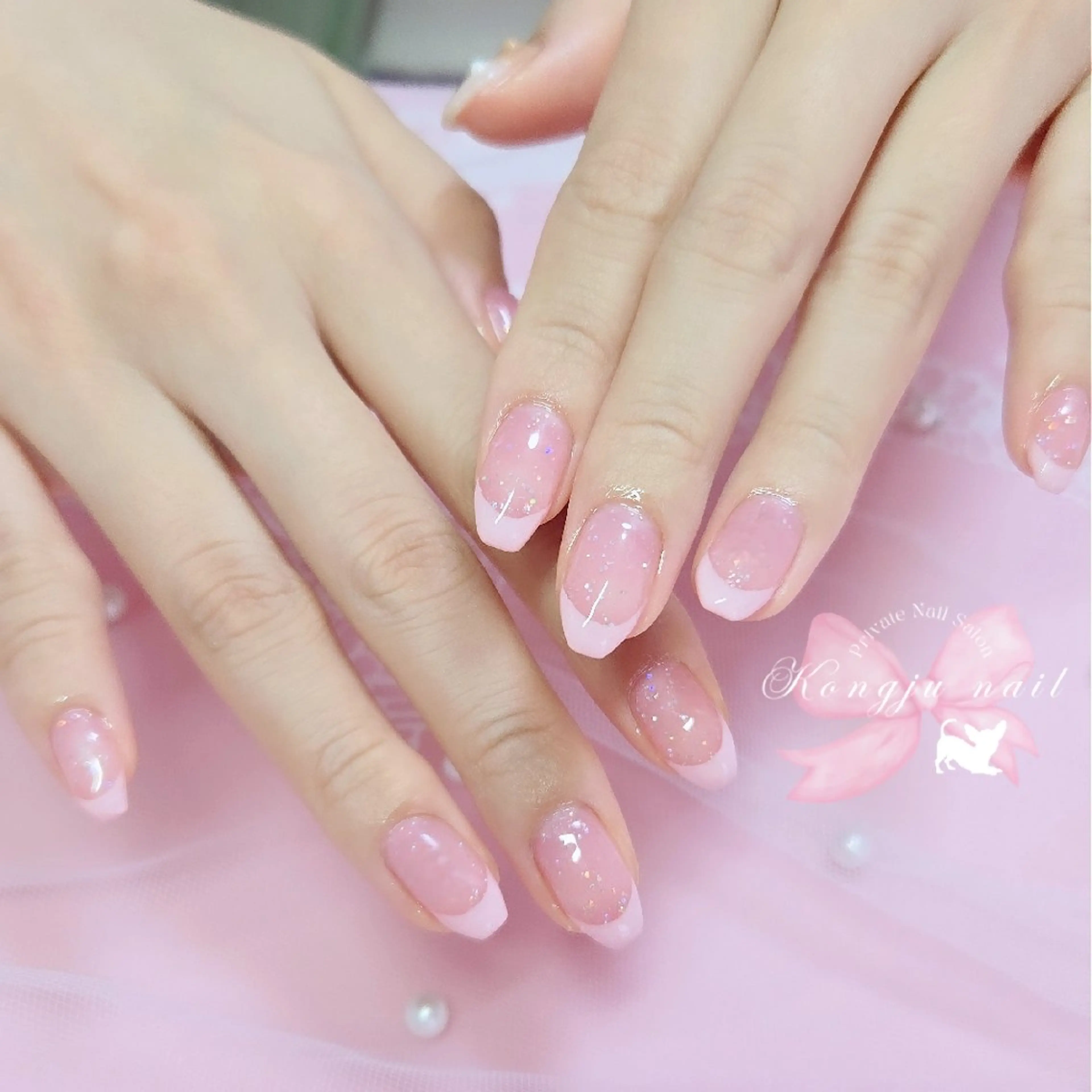 ワンカラー+フレンチ10本の写真