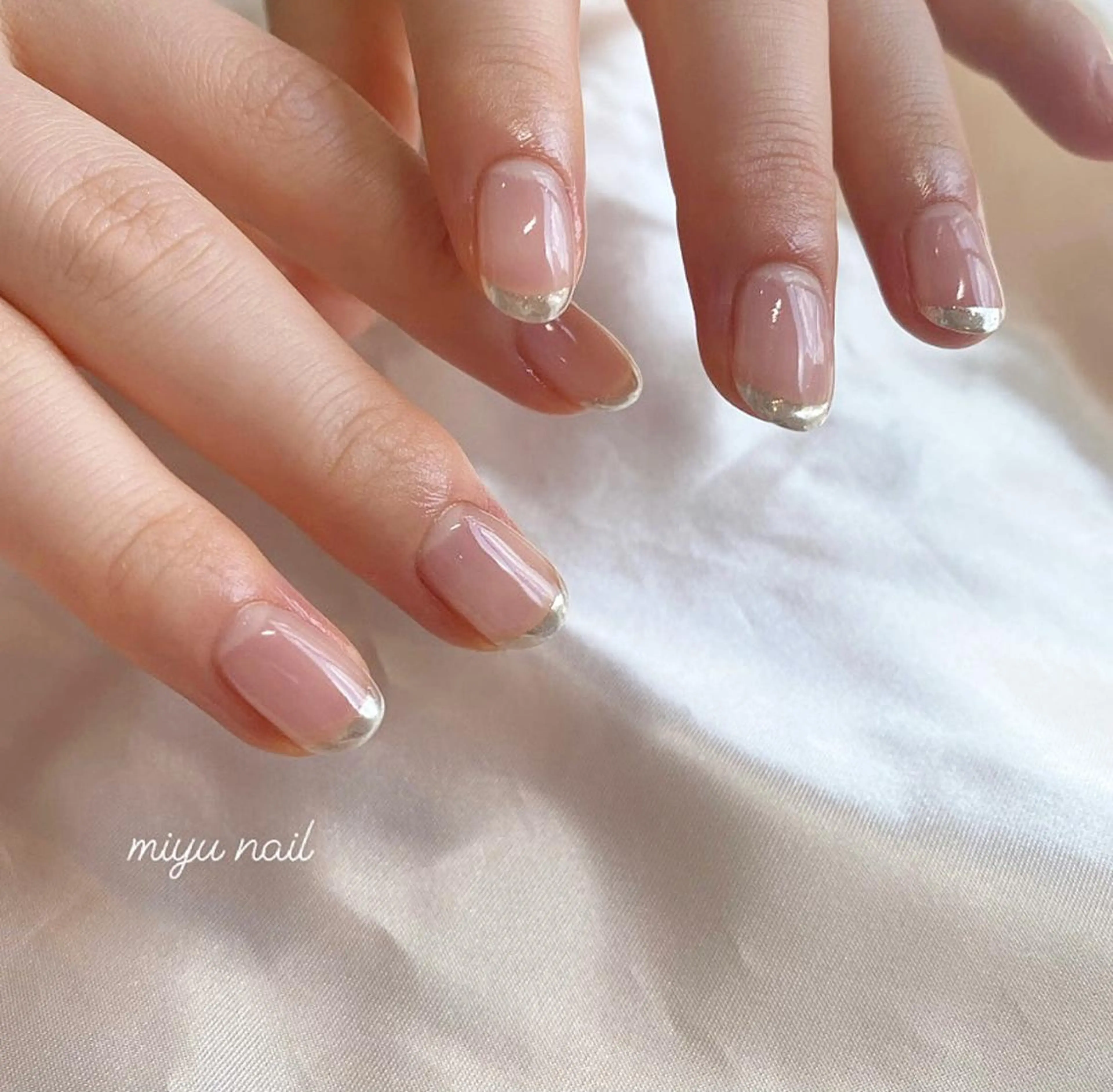 ネイル ミラーネイル oreo salon miyu 池袋のネイルデザイン