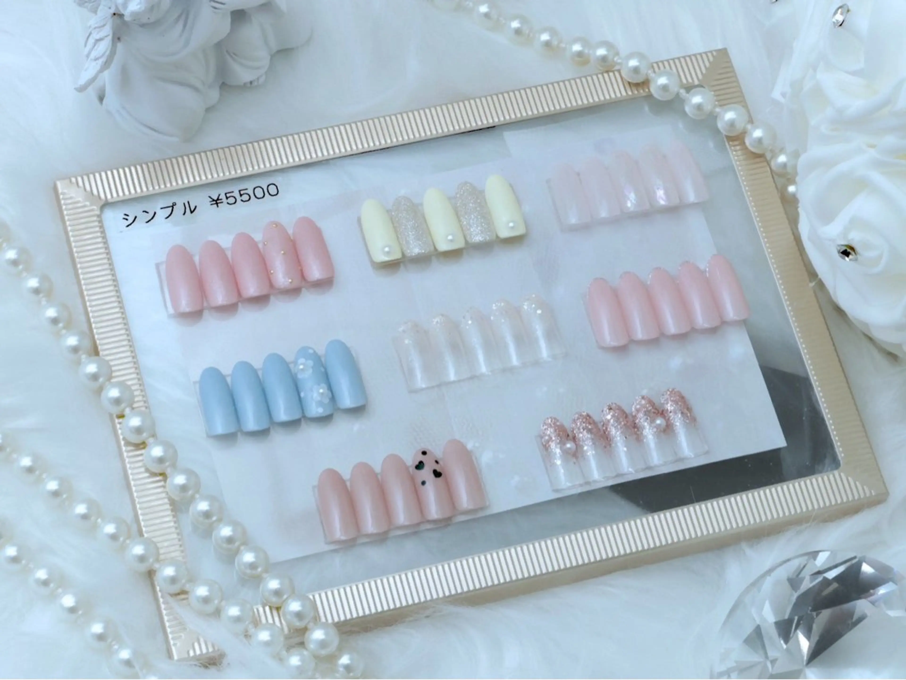 ミディアム ハンドネイル Nailsalon Angeのネイルデザイン