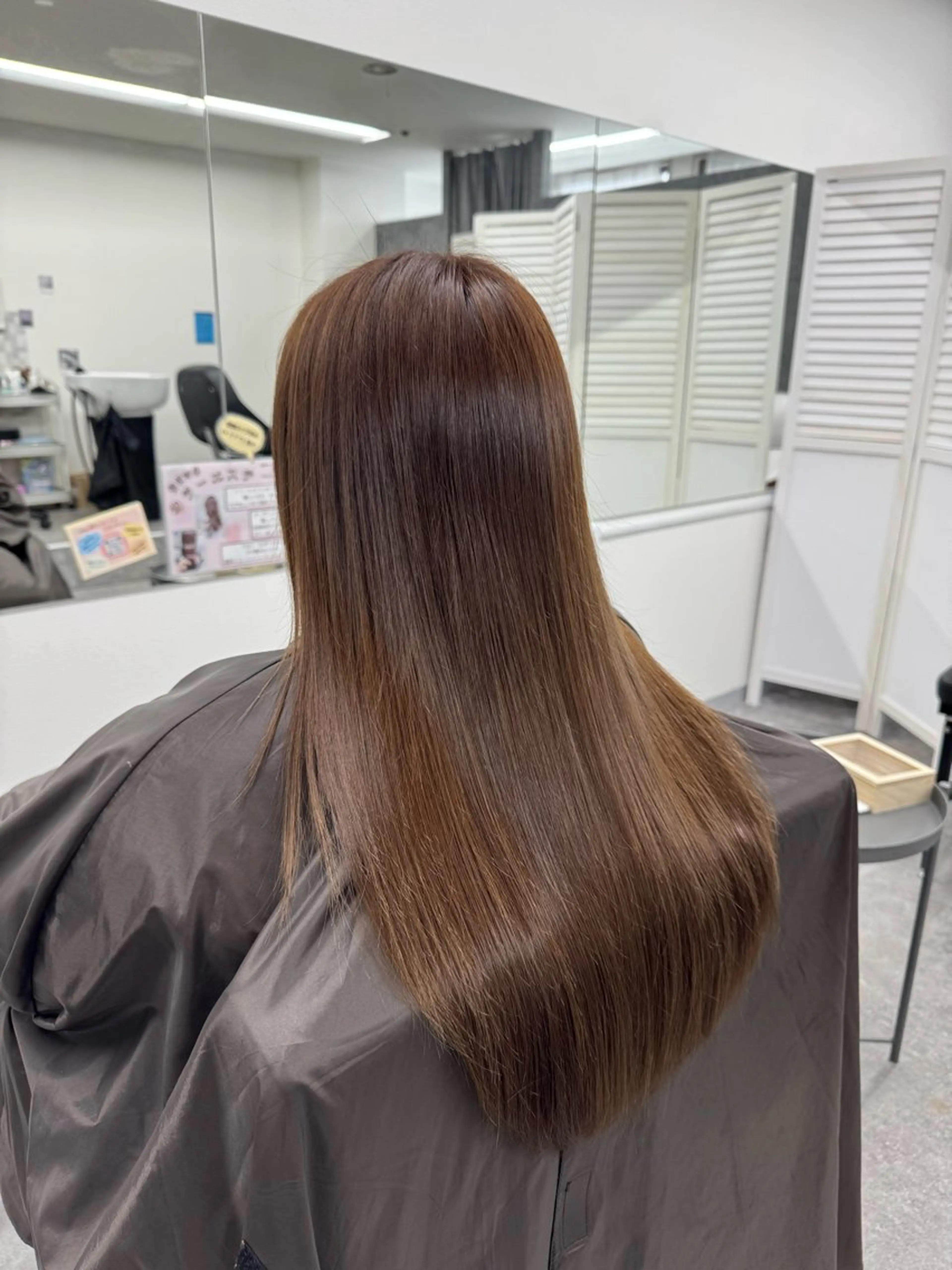 セミロング ヘアカラー トリートメント Eir 神戸所属・髪質改善/縮毛矯正 長井 美佐子のヘアスタイル