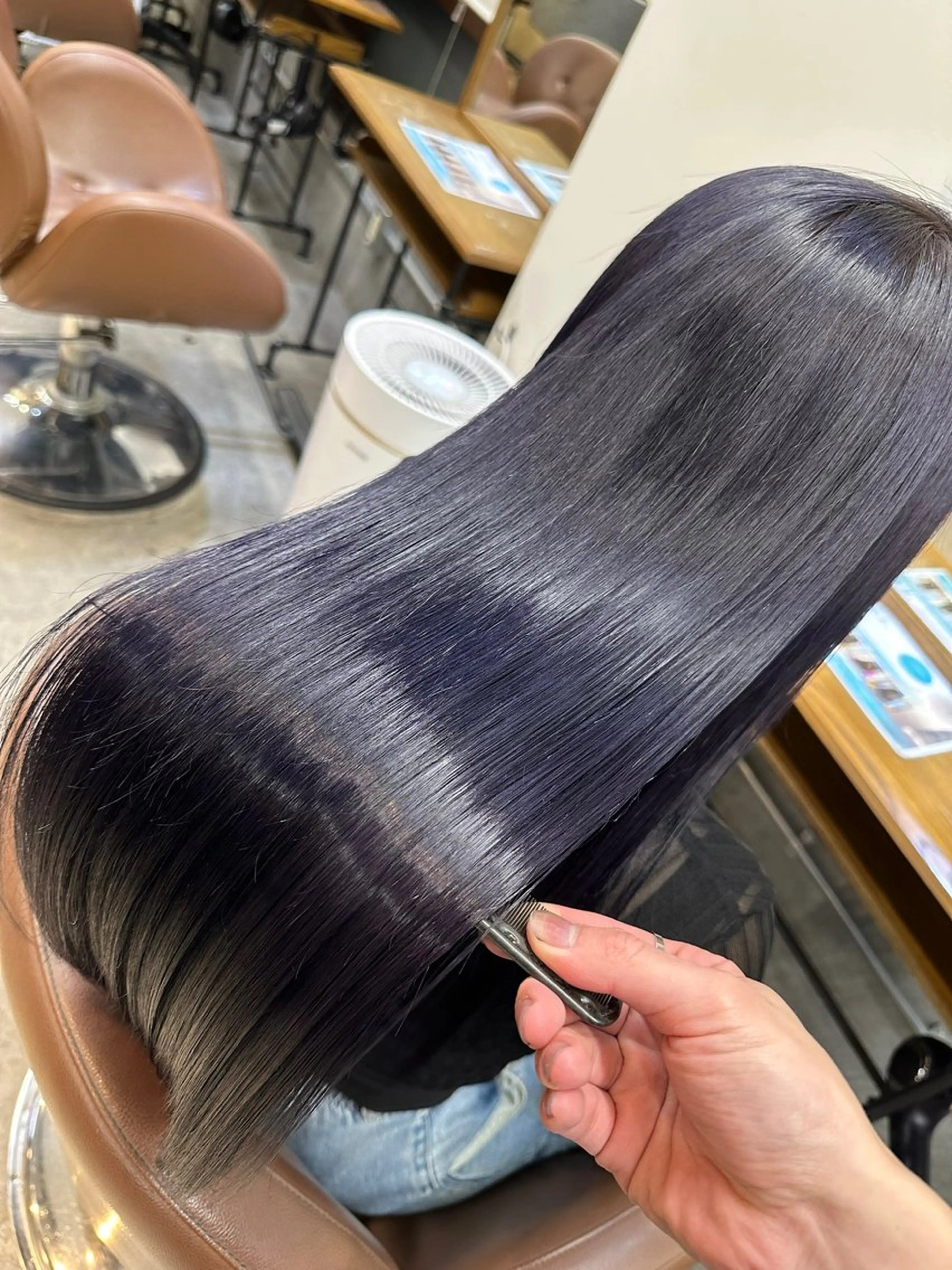 ロング カラー 髪質改善 トリートメント 髪質改善特化サロン ICONIQ天神店のヘアスタイル