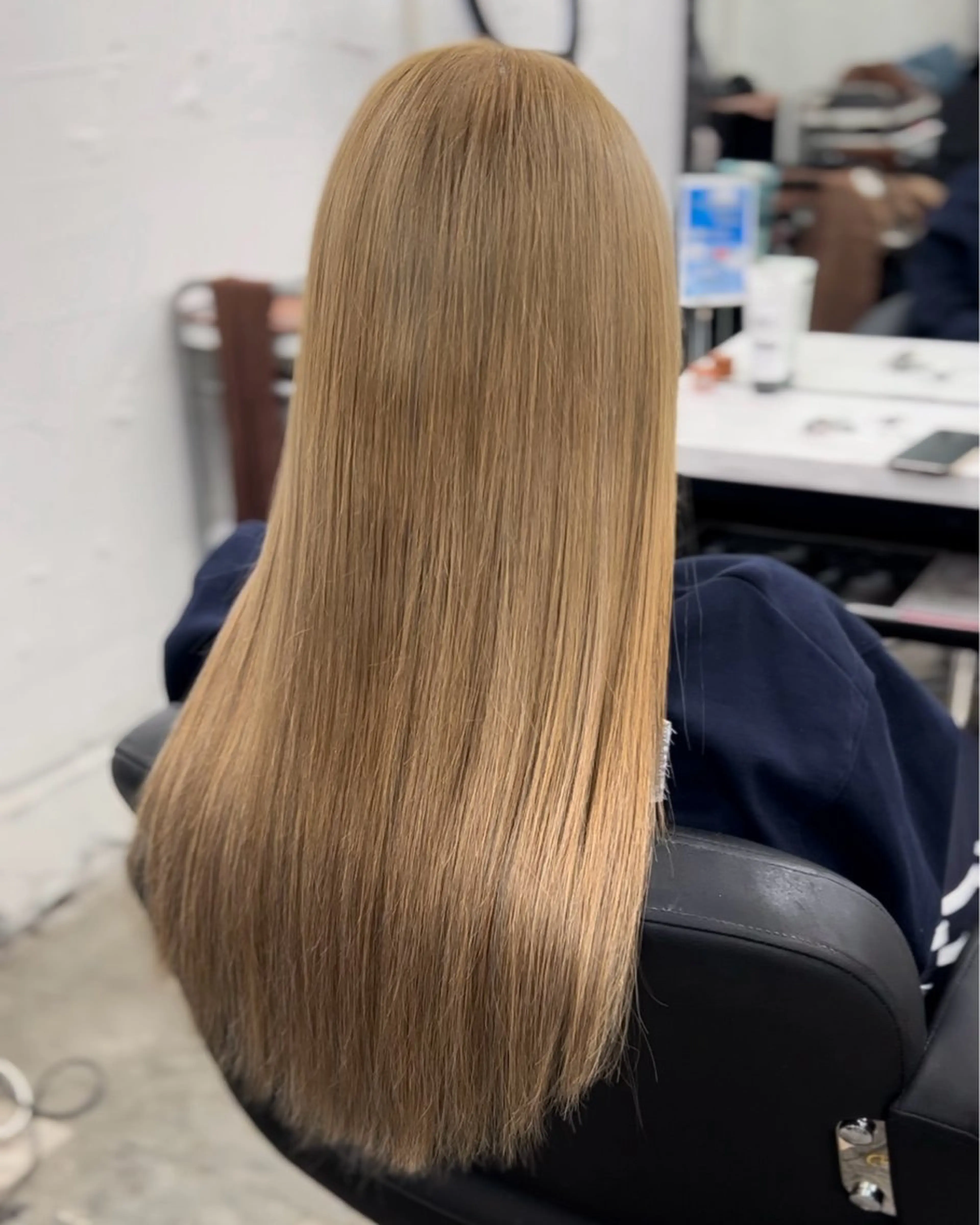 ミディアム カラー シールエクステ ベージュカラー ダブルカラー ハイライトカラー ハイトーンカラー シールエクステの女神 🍑Momo🍑のヘアスタイル