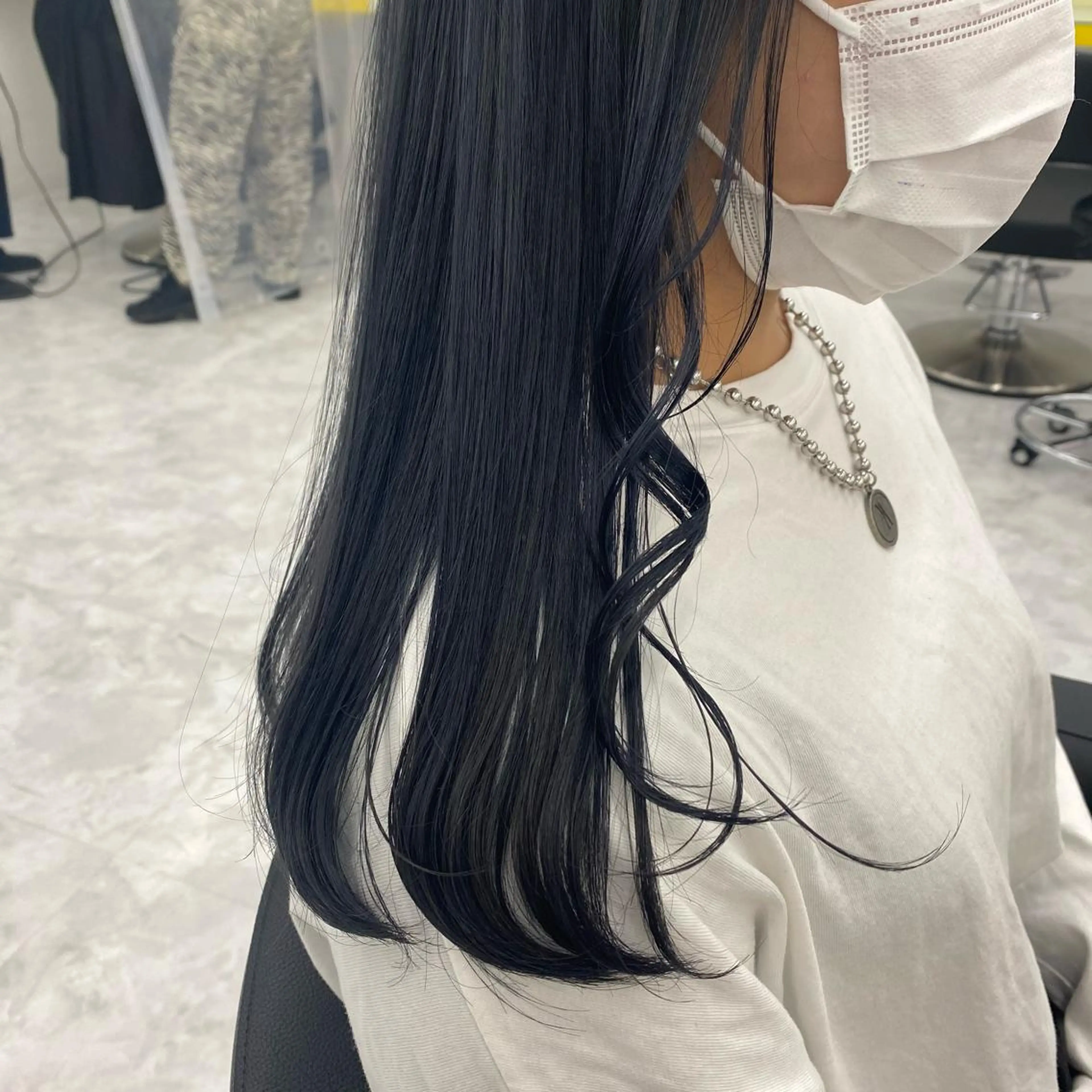 セミロング カラー ヘアアレンジ ヘアカラー トリートメント GOTODAY shair salon 横浜mare店所属・透明感抜群カラー mai🍑♡のヘアスタイル