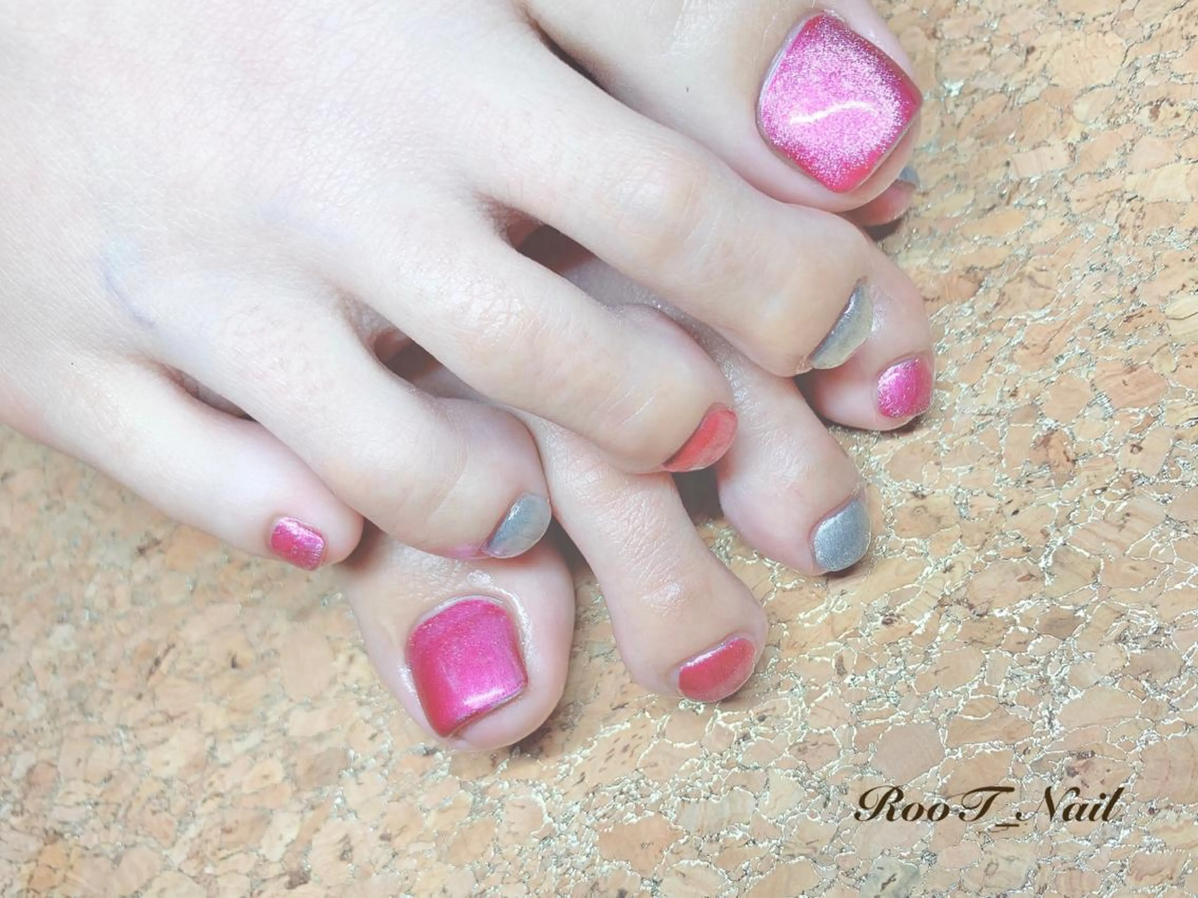 メンズ キッズ ネイル マグネットネイル フットネイル RooT Nailのネイルデザイン