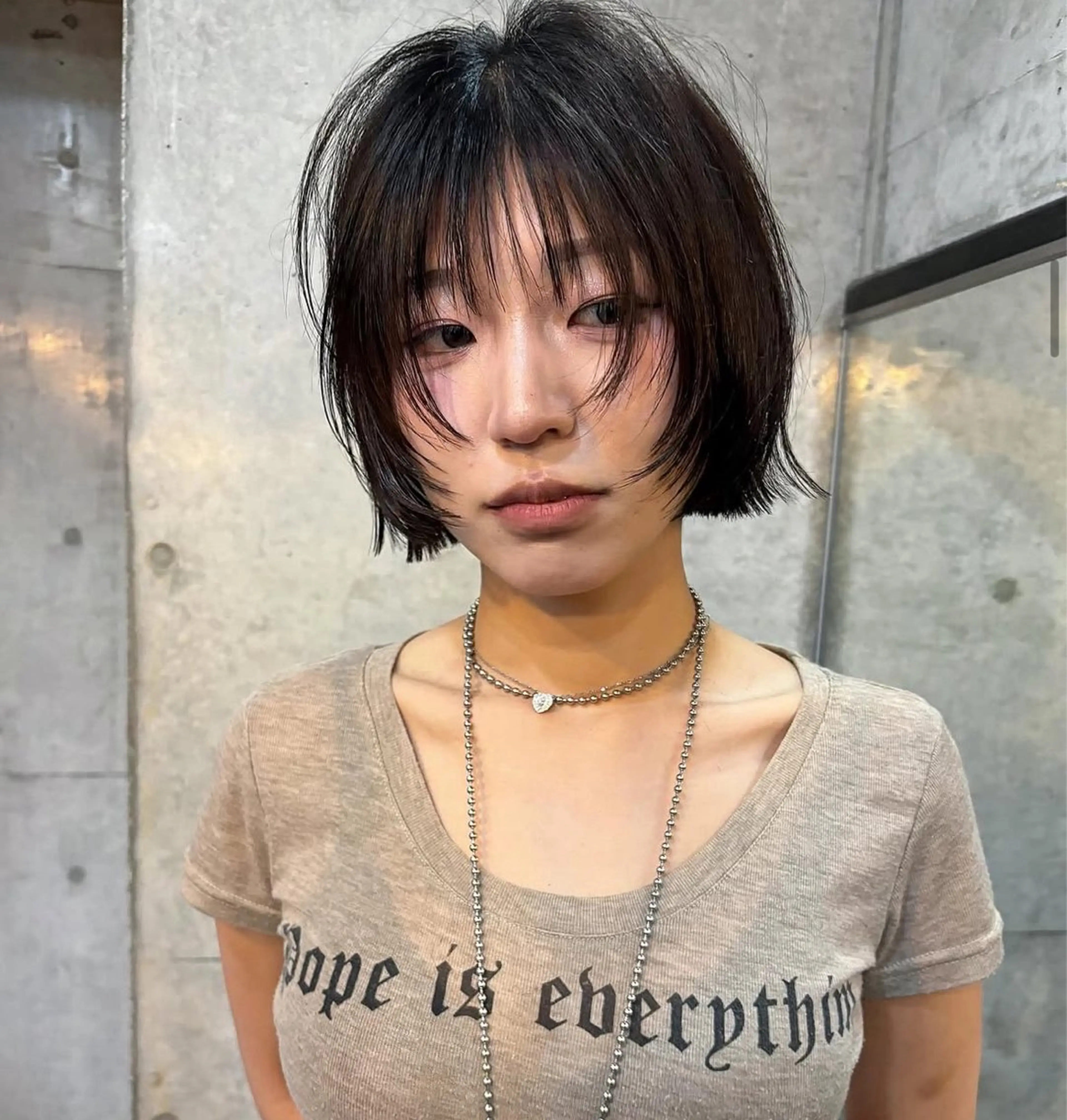 ショート カラー パーマ ヘアアレンジ キッズ カット ヘアカラー デザインパーマ ハイライトIkumiのヘアスタイル