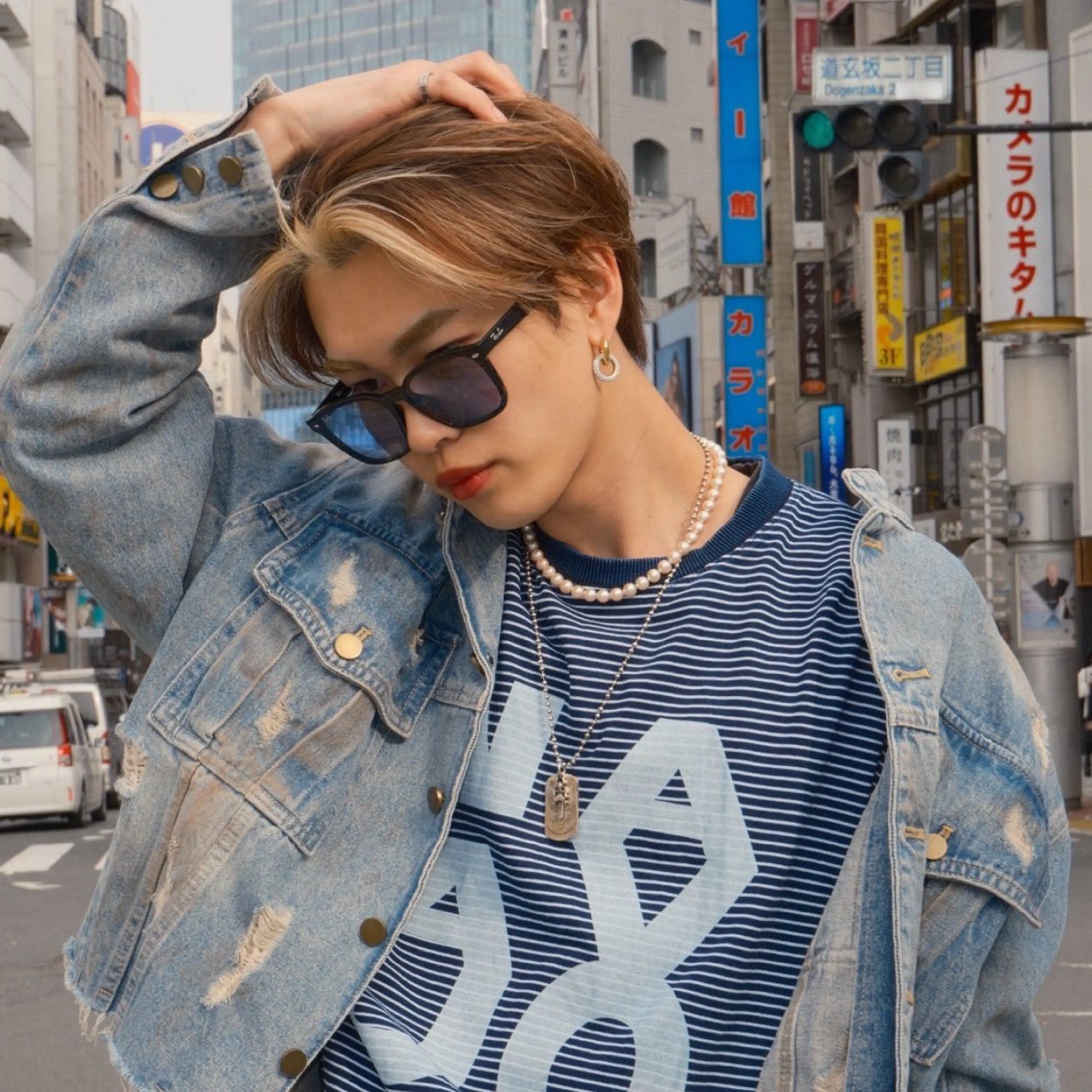 カラー メンズ ヘアカラー 💙垢抜け/モテヘア KEISHO🩶のヘアスタイル