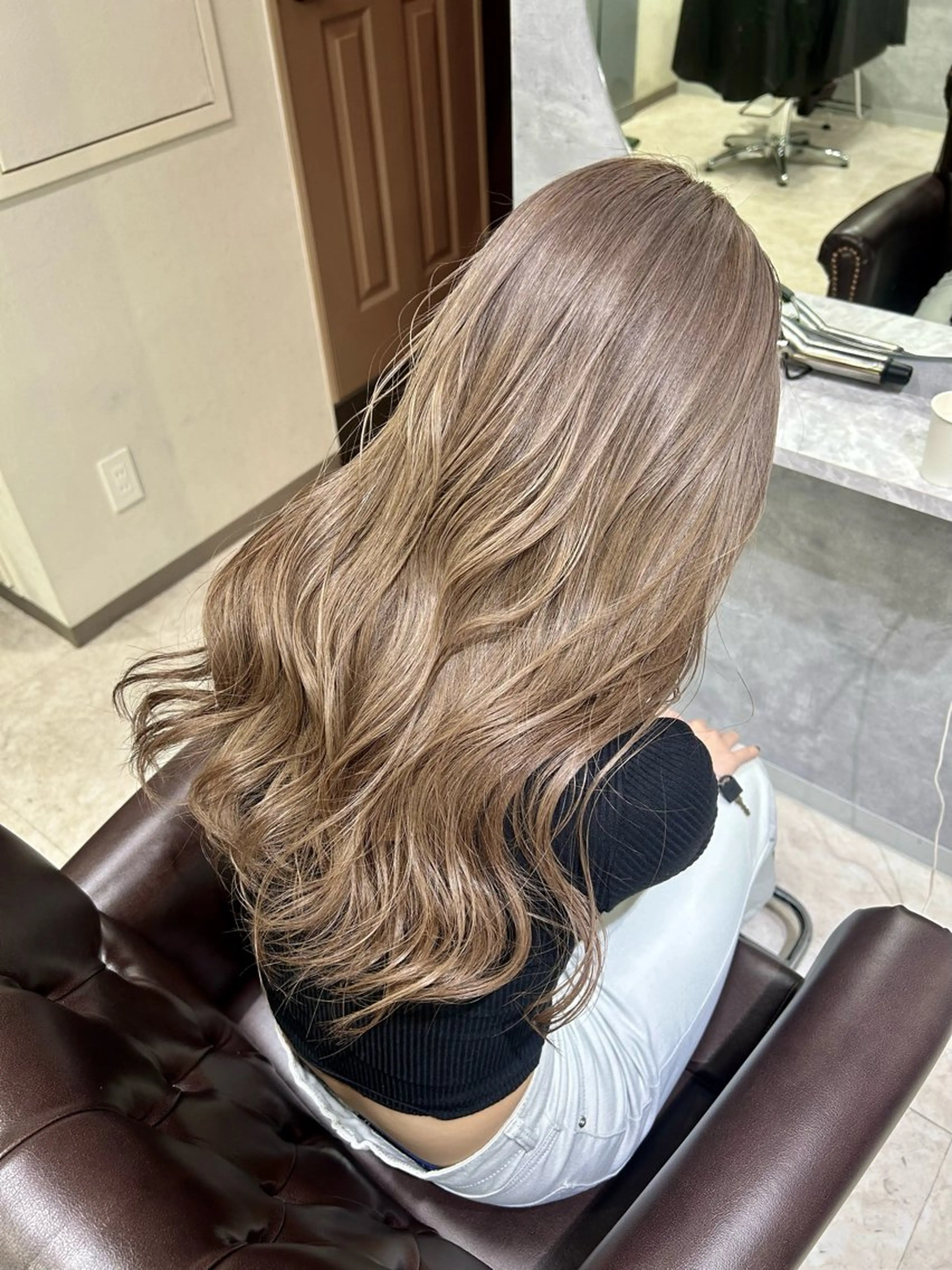 ロング カラー ヘアカラー トリートメント 池袋/ダブルカラー GLADGE🩵のヘアスタイル