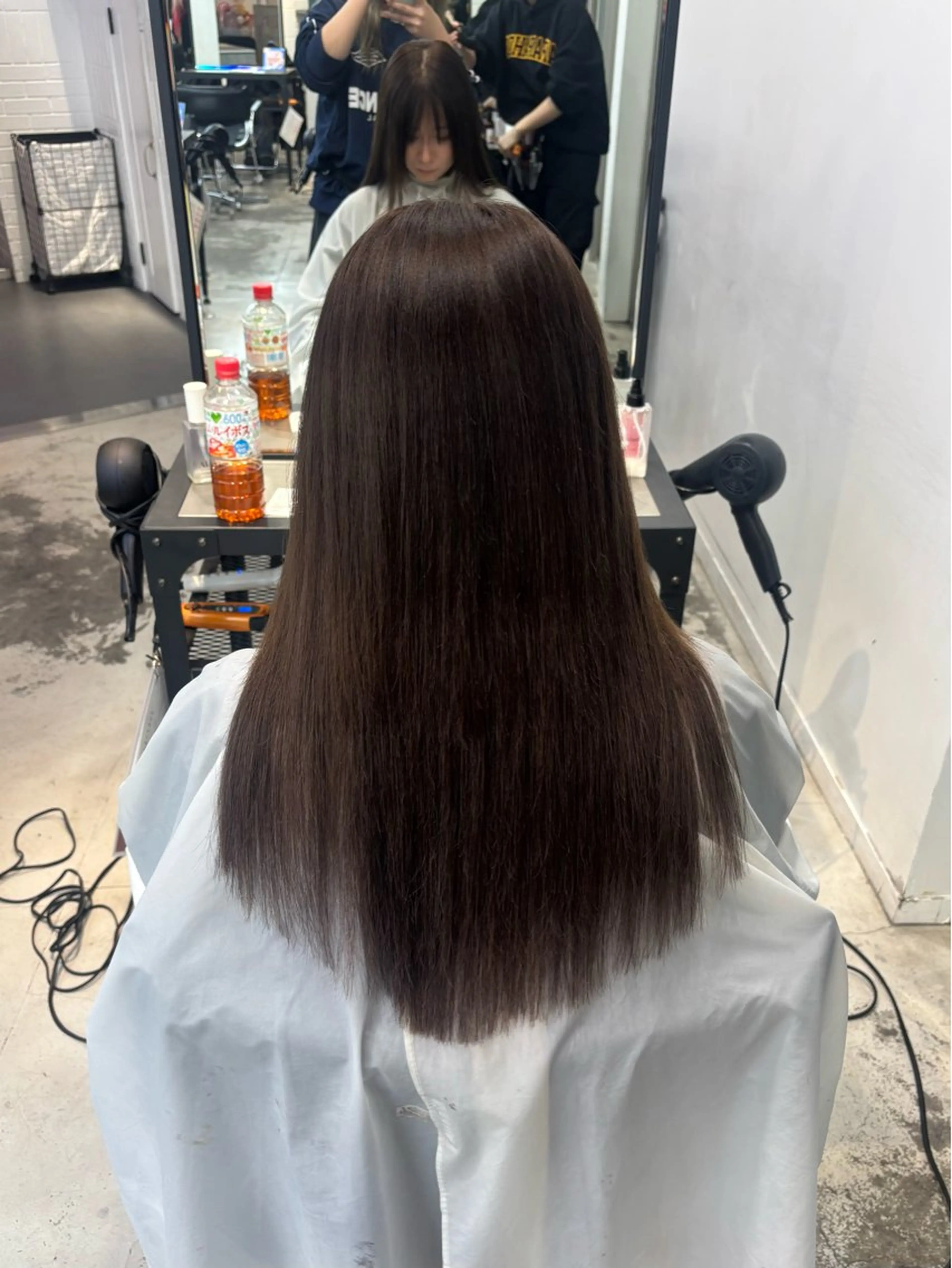 ロング カラー ブラウンカラー エクステ ロング ヘアカラー エクステ ハイトーン sala 透明感🎀💭のヘアスタイル