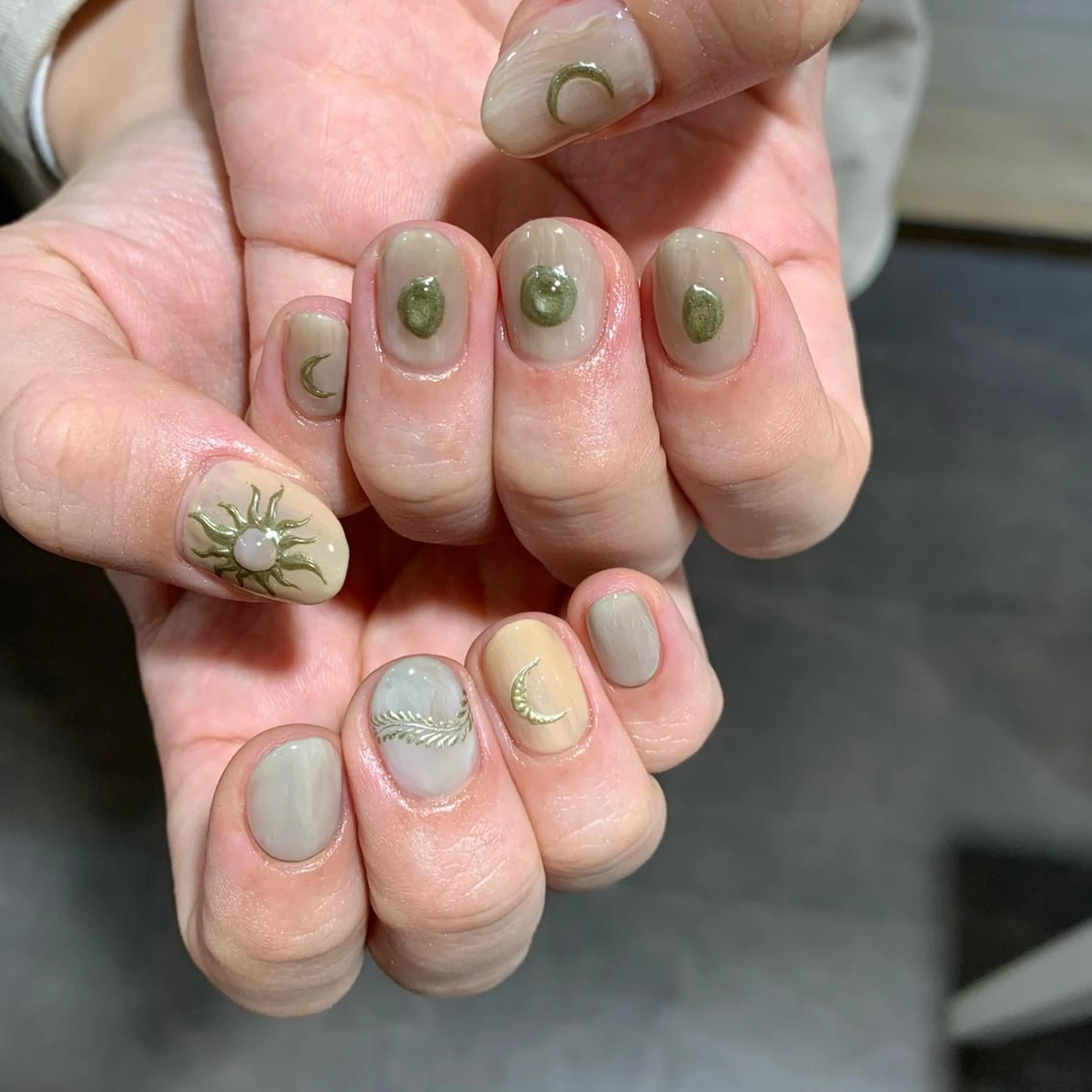 ネイル アートネイル 持ち込み 鈴木 まゆのネイルデザイン