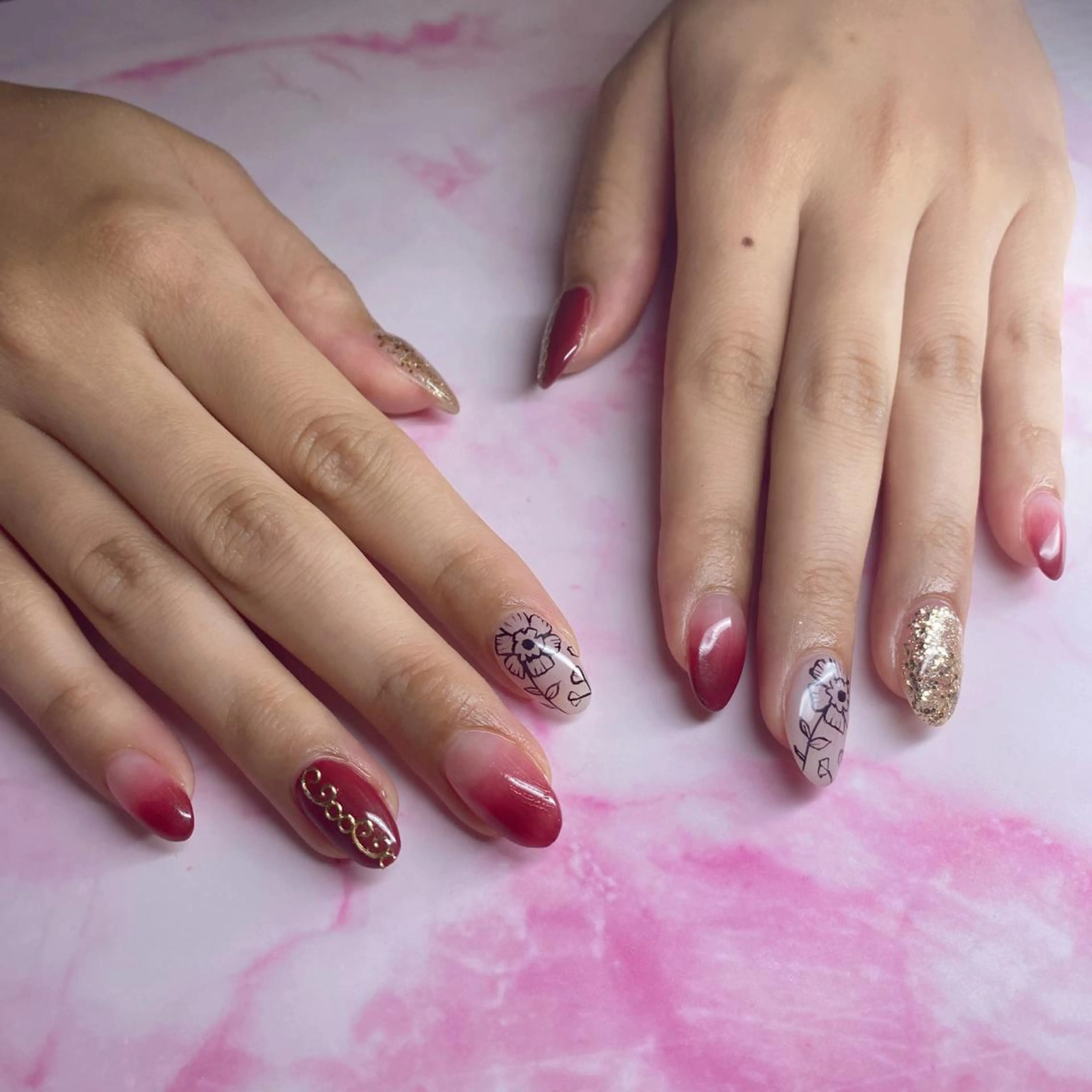 ミディアム kaonail所属・kao nail [YUI]のネイルデザイン