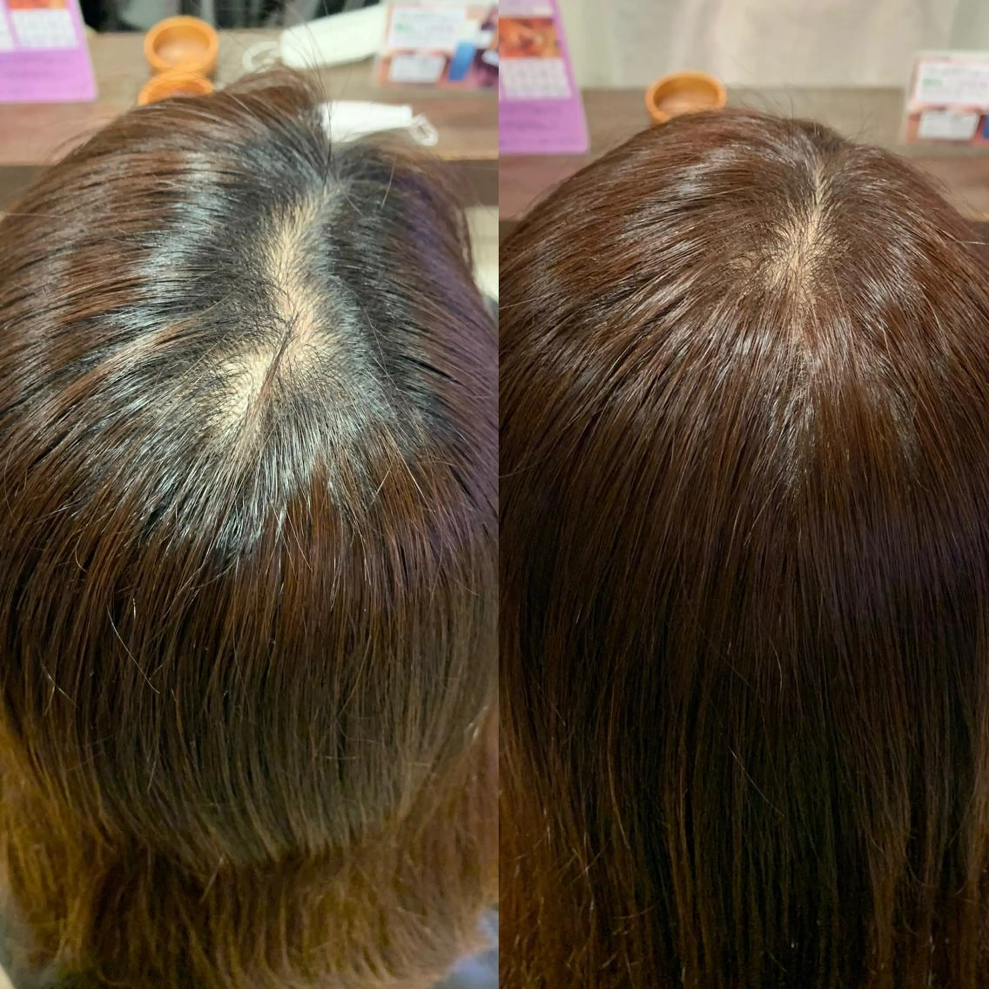 カラー 田中 鈴乃のヘアスタイル