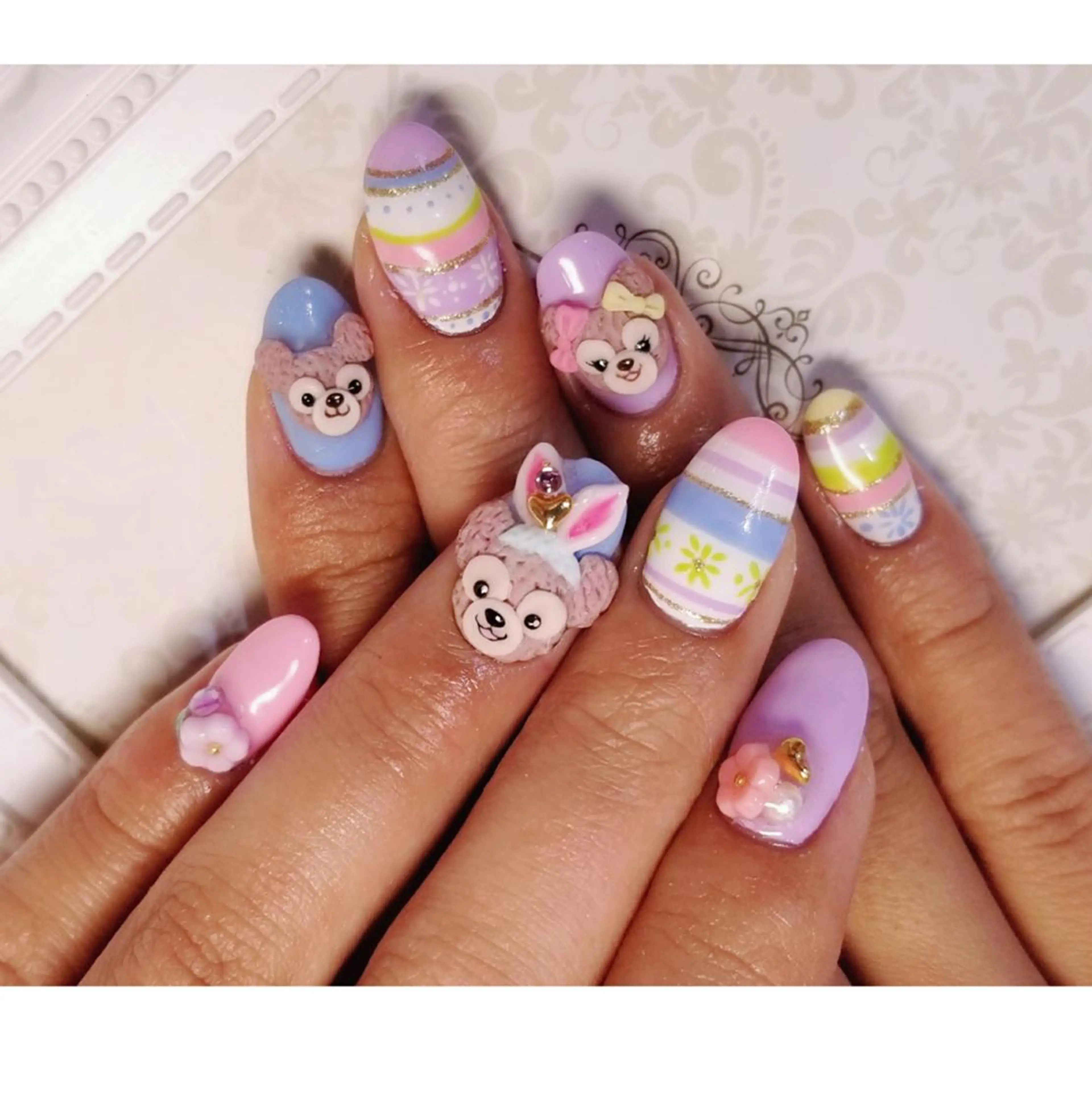 ネイル イースター おで@ oderi_nailのネイルデザイン