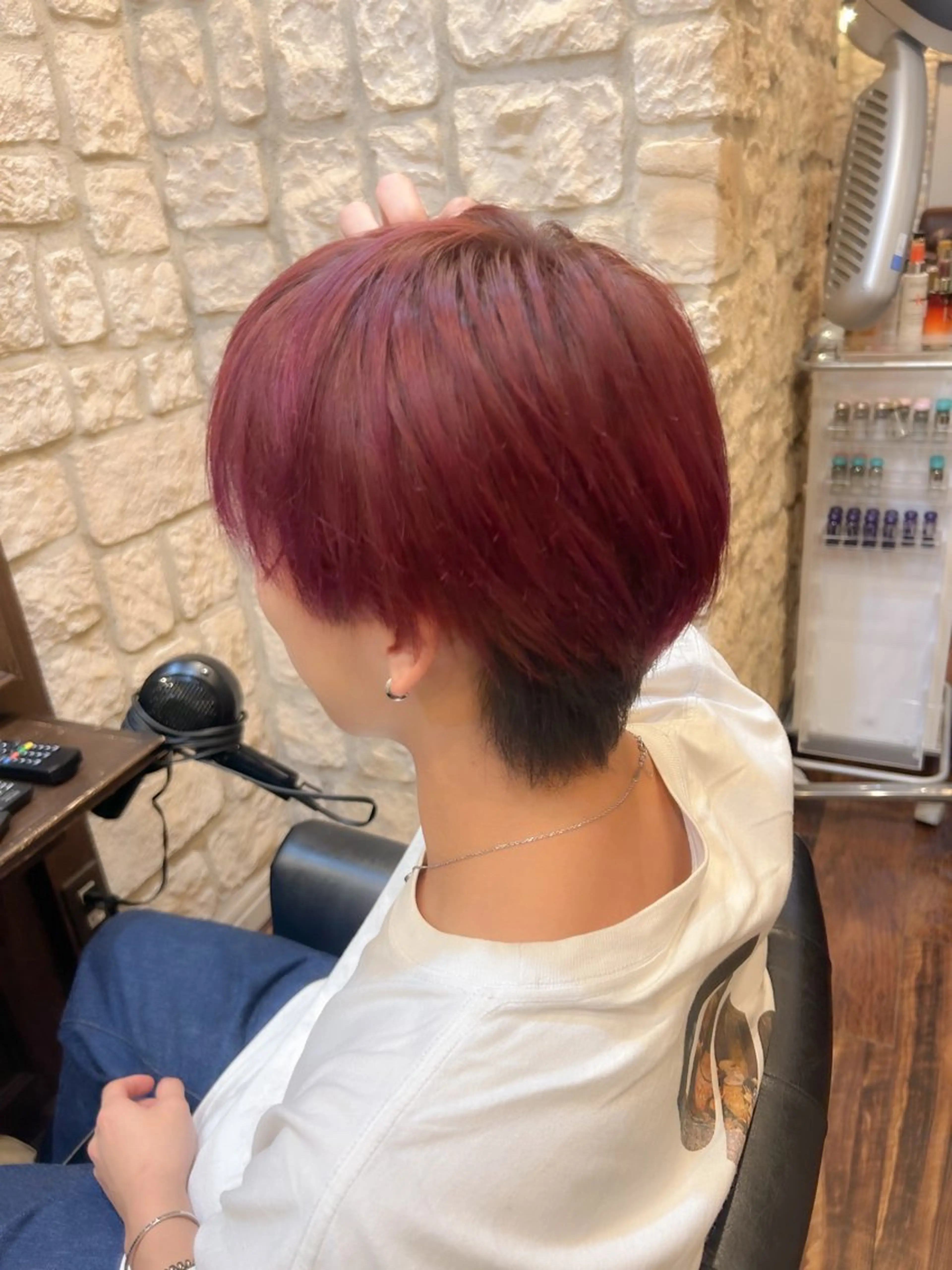 ショート カラー メンズ メンズブリーチ メンズインナーカラー ブリーチ インナーカラー 🪼宮当 亜海🪼のヘアスタイル