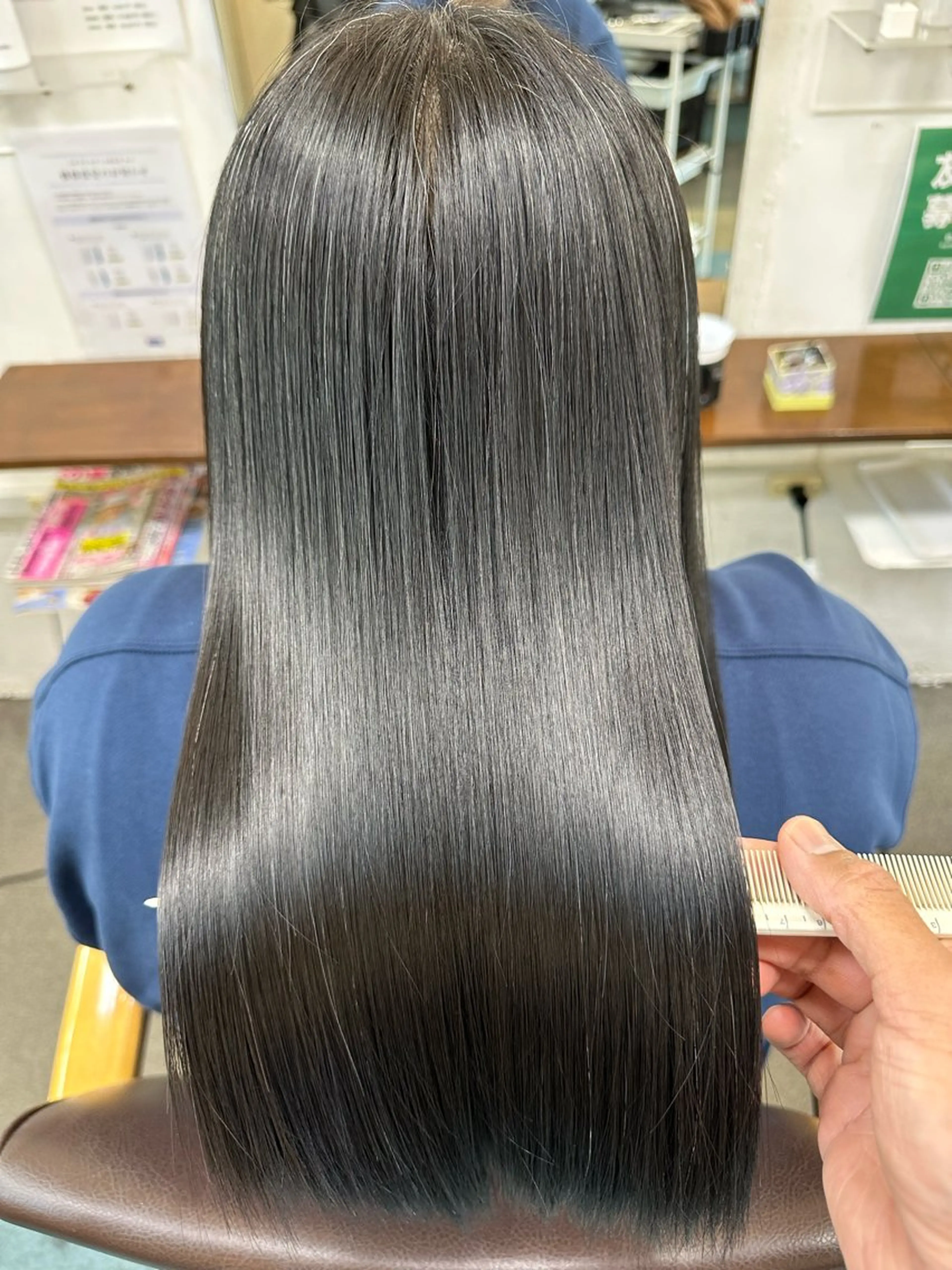 ロング 髪質改善 カット トリートメント 【髪質改善】に特化 オリーブオイルクラブのヘアスタイル
