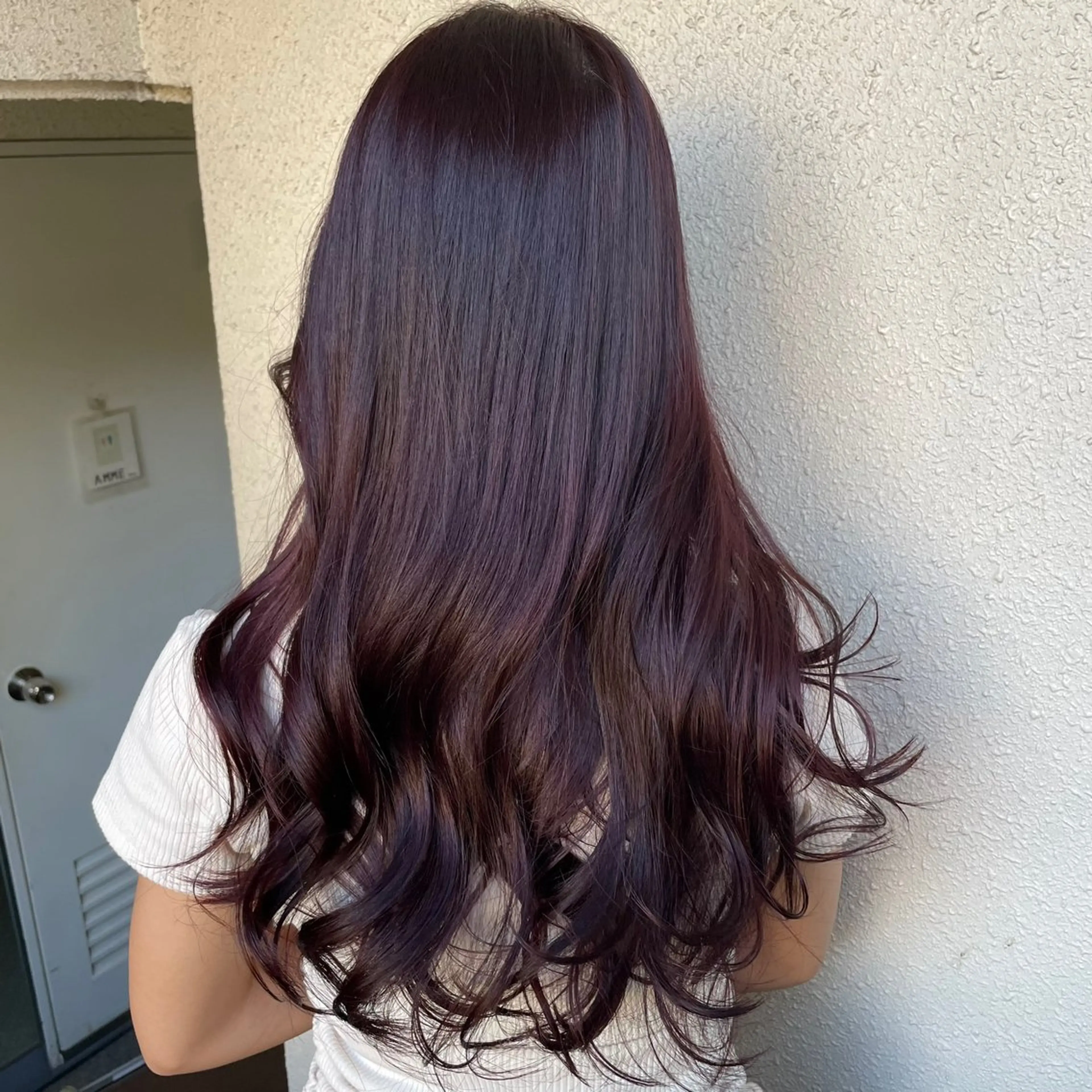 ロング カラー ヘアカラー トリートメント ふかたさや🫧 艶感✖️透明感カラーのヘアスタイル