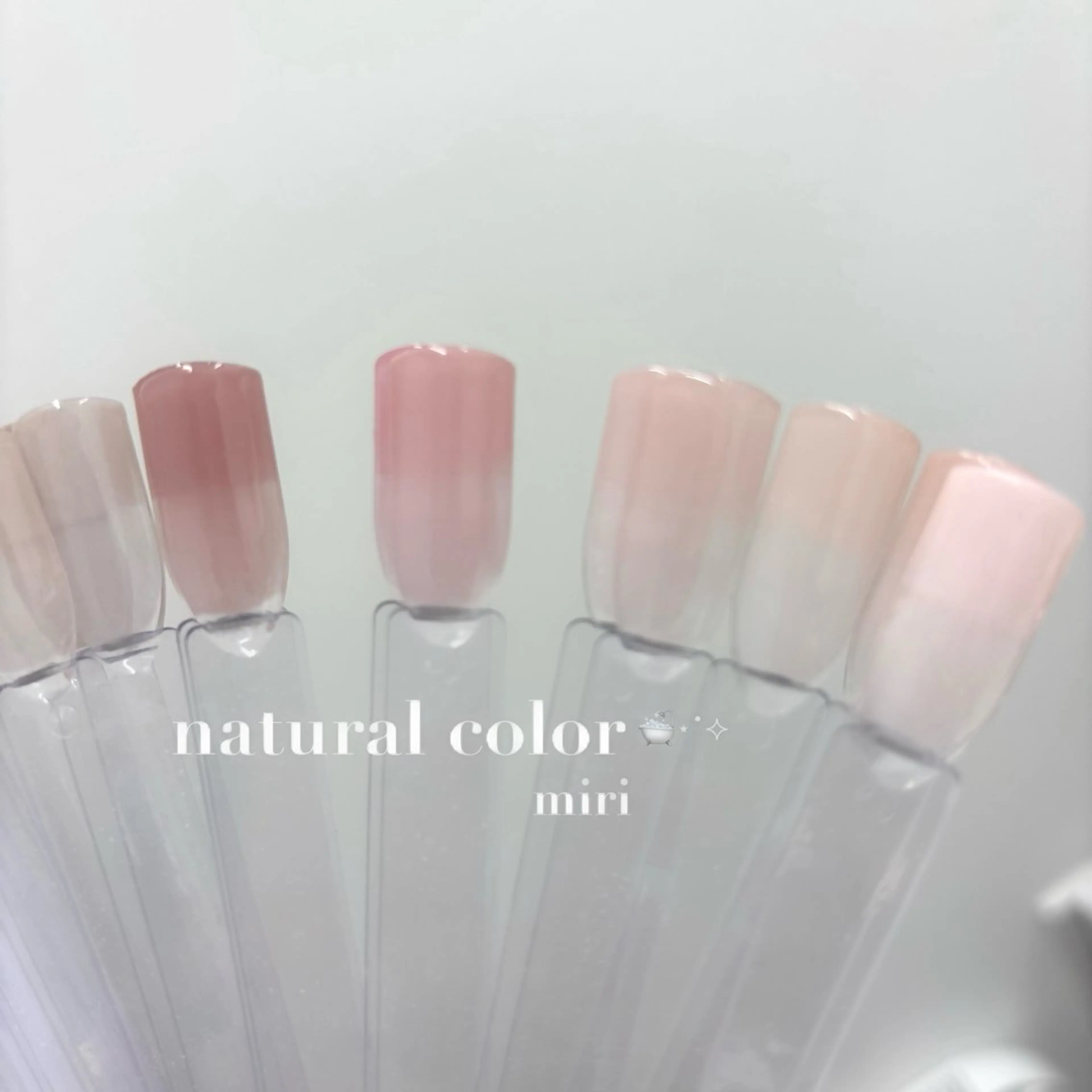 オフ無し/ワンカラーネイルの写真