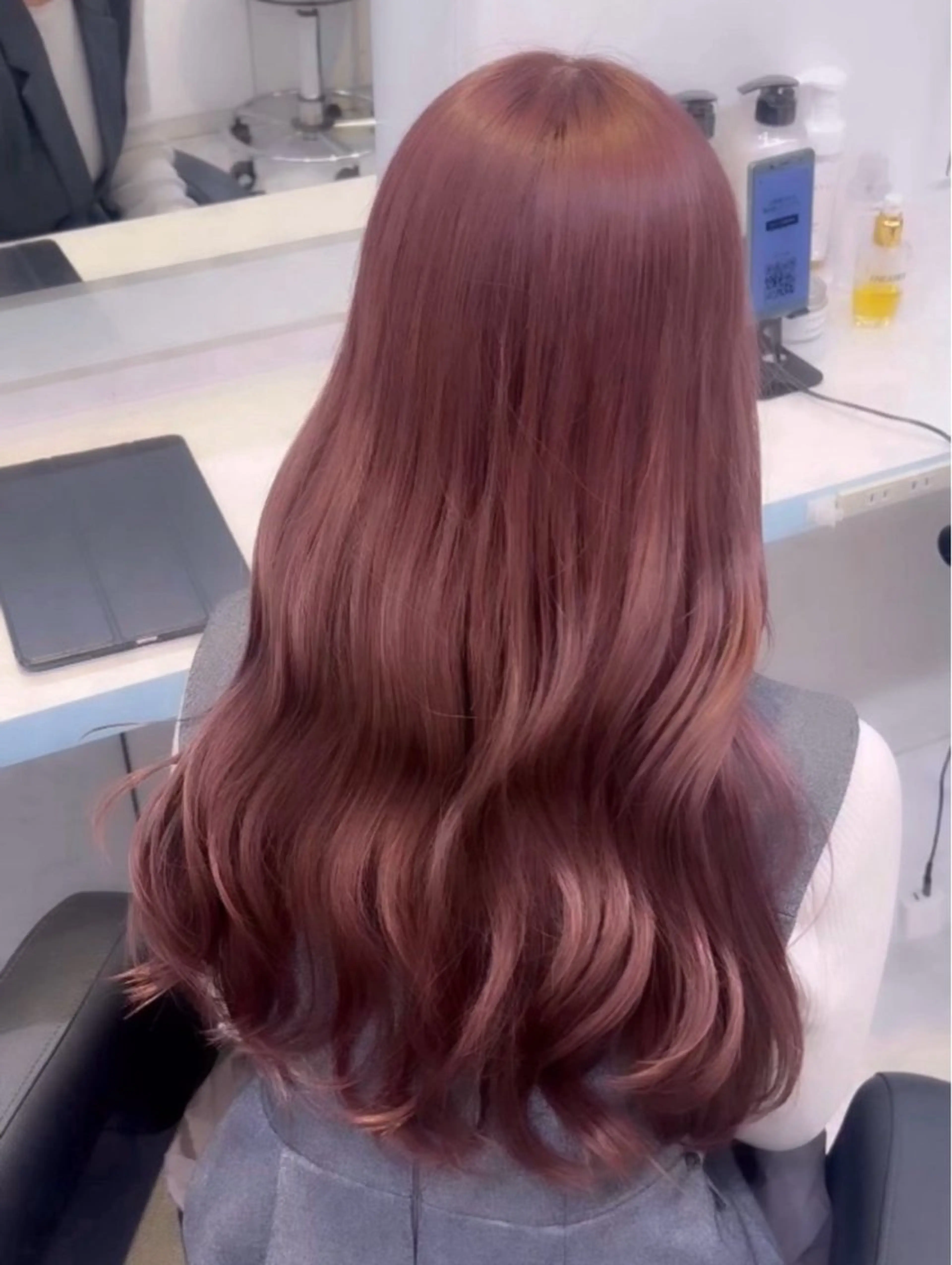 ロング カラー ヘアカラー トリートメント 🎀愛されピンク ラベンダー💜ゆいのヘアスタイル