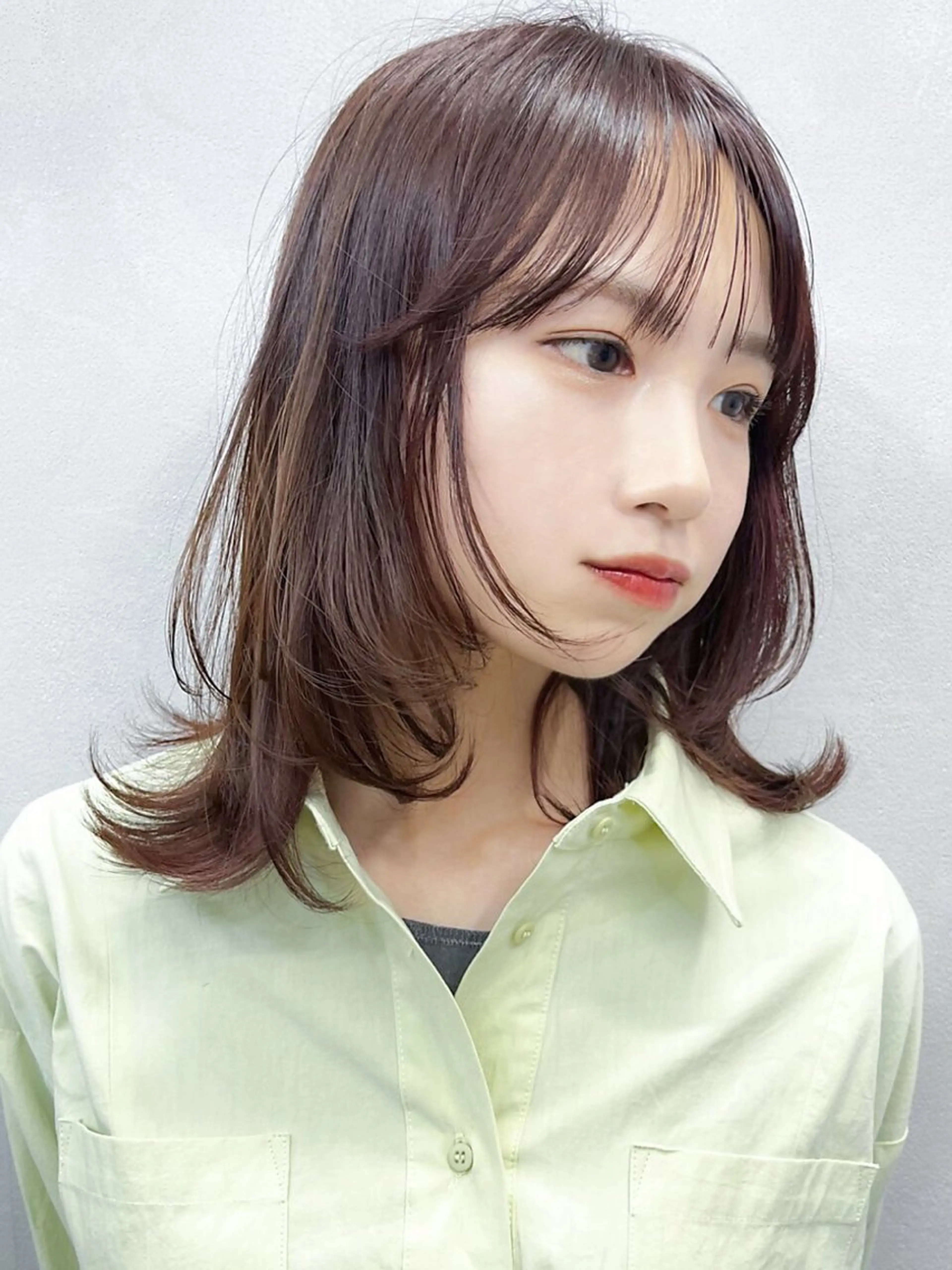 ミディアム カラー ヘアカラー トリートメント CIEL  四条河原町所属・🧴カワバタ🧴 /暖色/髪質改善のヘアスタイル