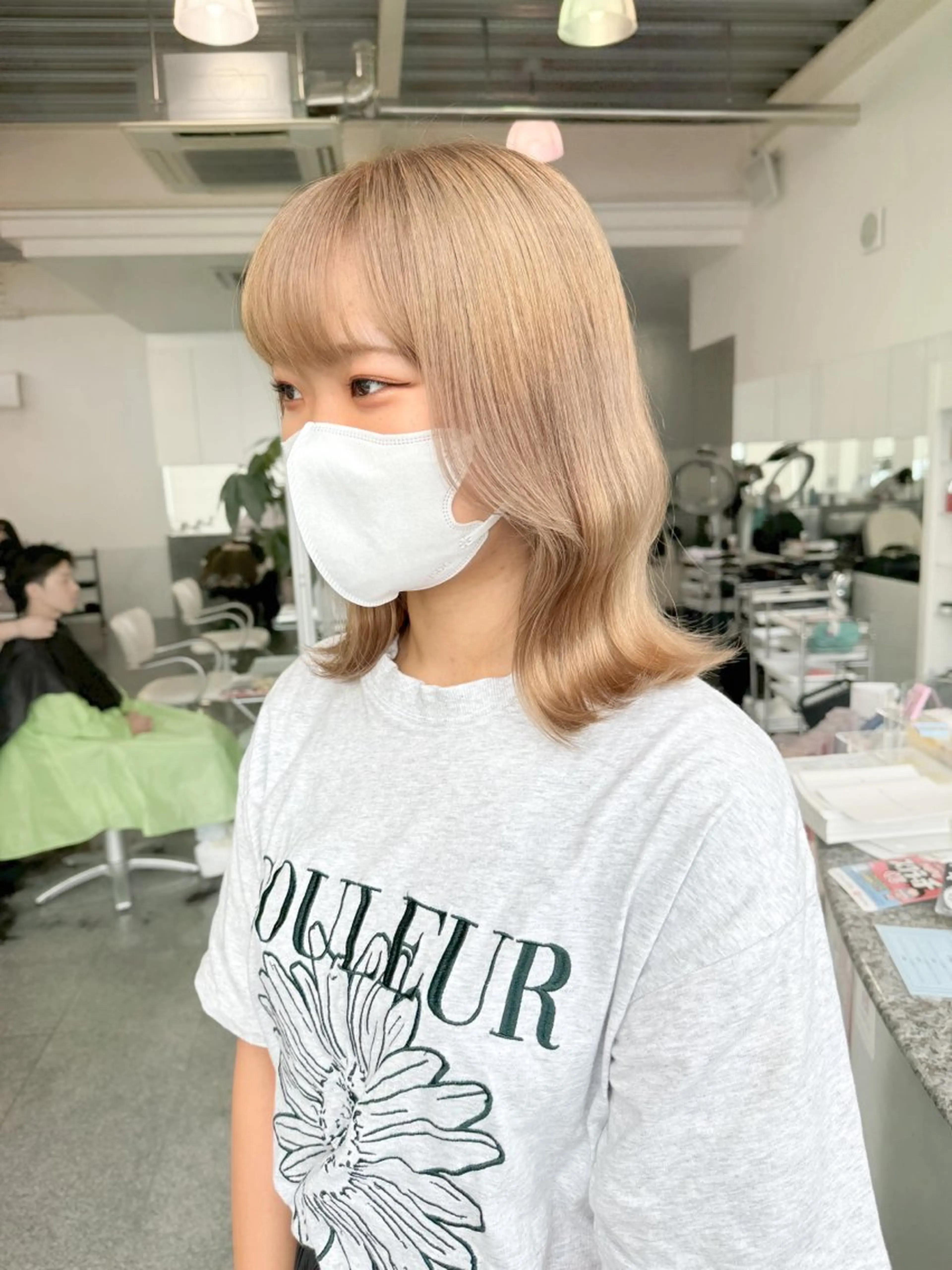 ミディアム カラー カット ヘアカラー トリートメント 🎀ヒシダアキ /taboo🎀のヘアスタイル