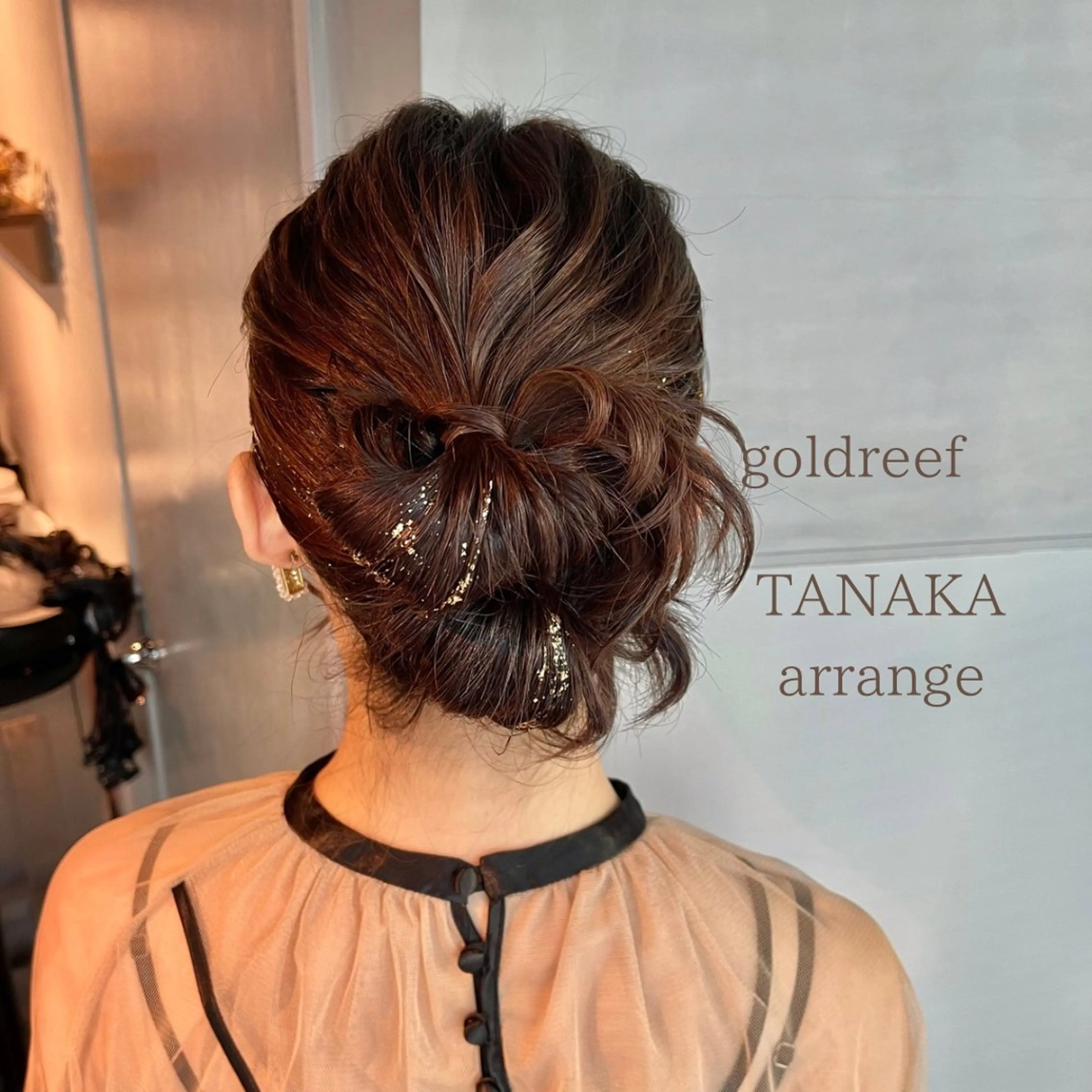 ヘアアレンジ 結婚式・ブライダル 卒業式のヘアスタイル ヘアセット charm《銀座》 ヘアセット/縮毛矯正のヘアスタイル