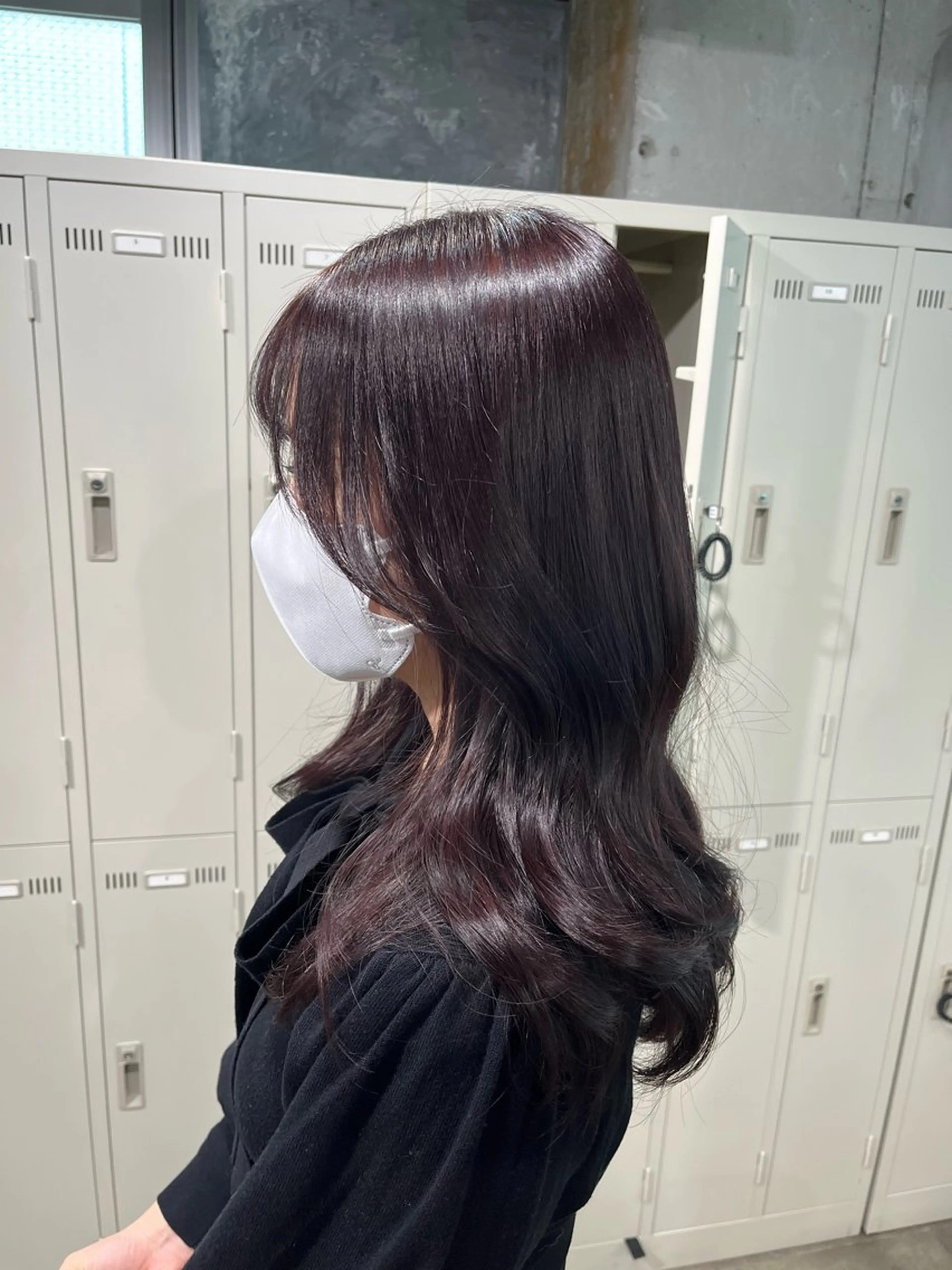 セミロング ラベンダーブラウン haire所属・似合わせhair🌷 momoのヘアスタイル