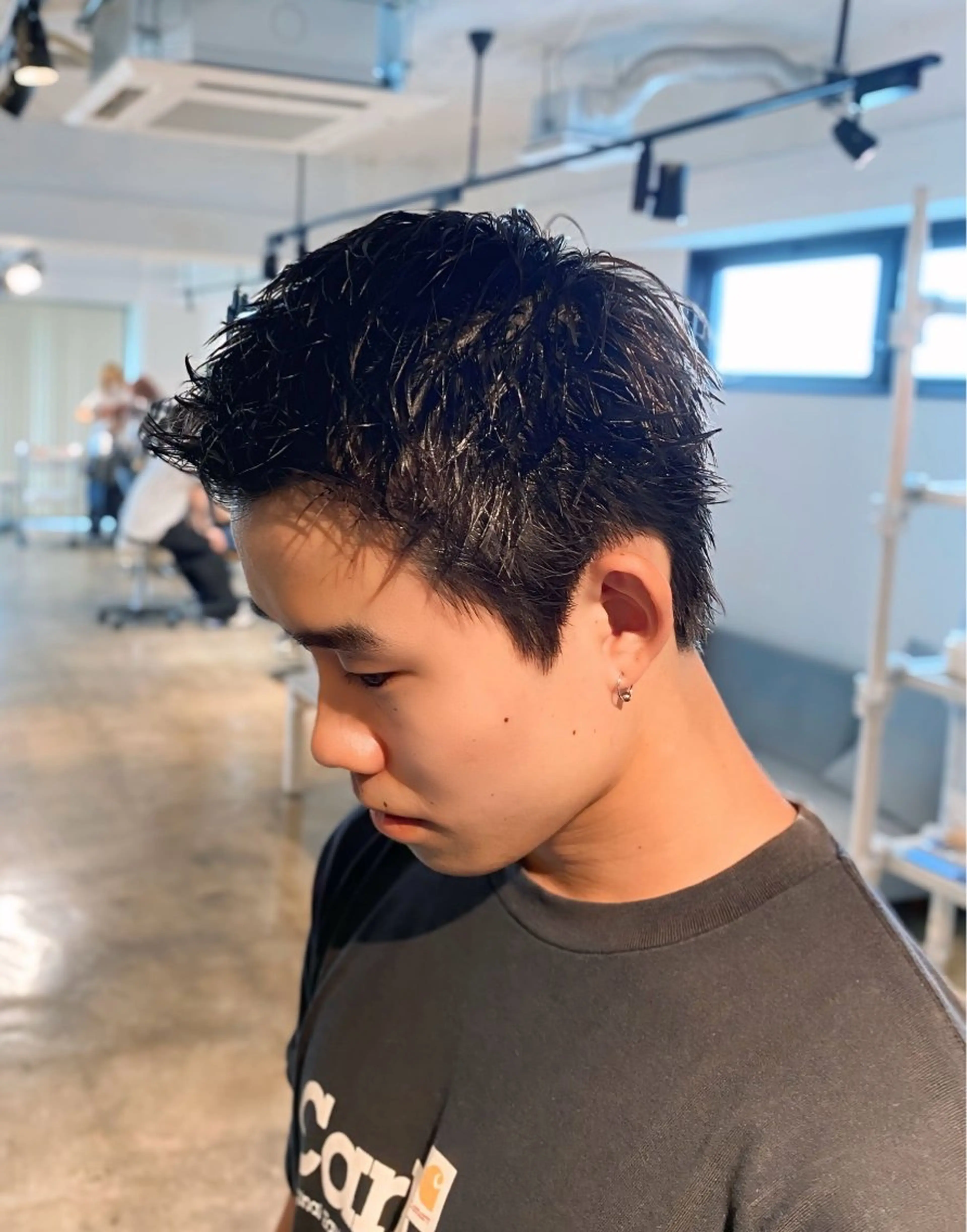 パーマ メンズ スパイキーショート メンズパーマ 特化/中川拓也のヘアスタイル