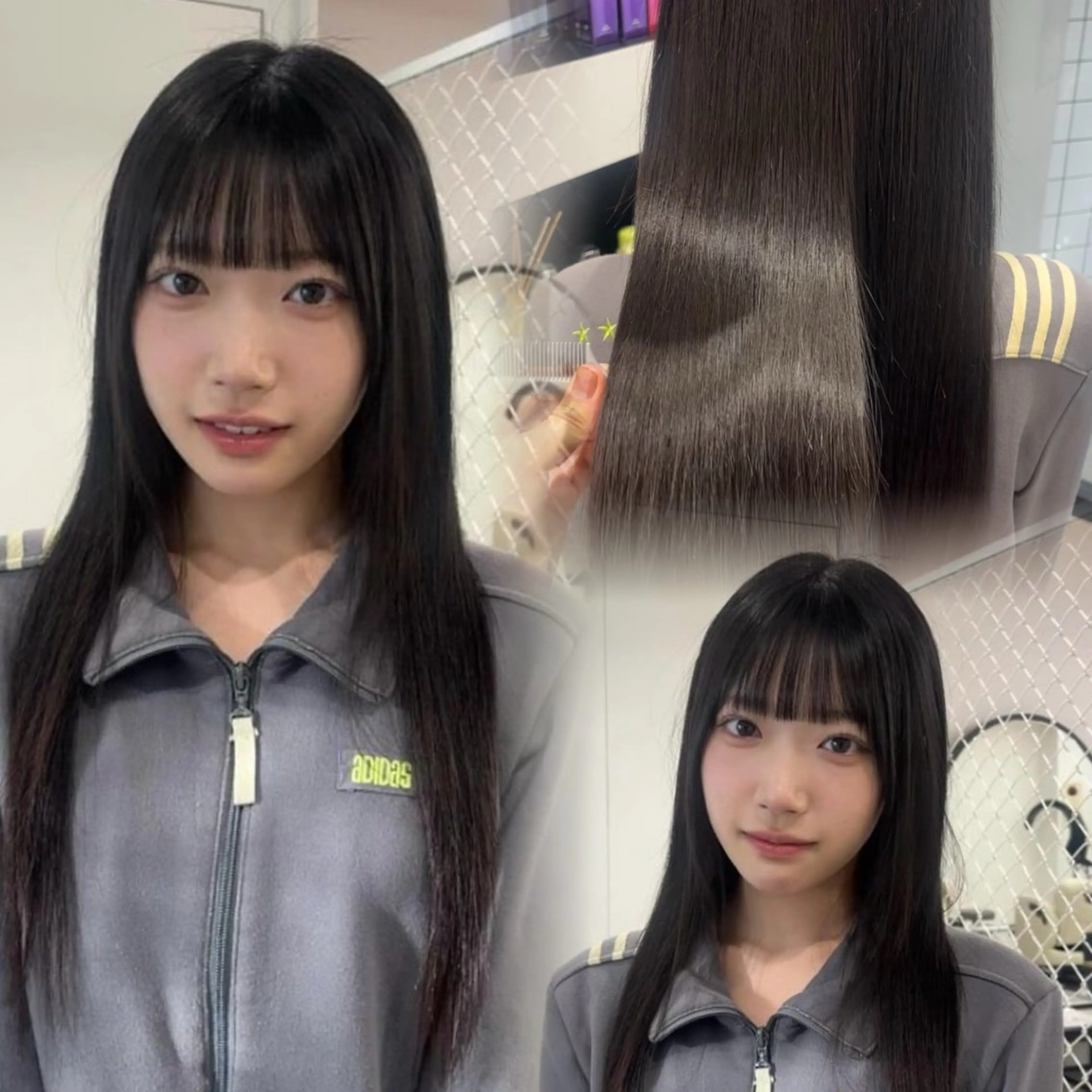 【1日3名様限定】艶髪one color🪽✨ ＋　“盛れる”顔周り・前髪cut 🇰🇷🎀＋クイックトリートメントの写真