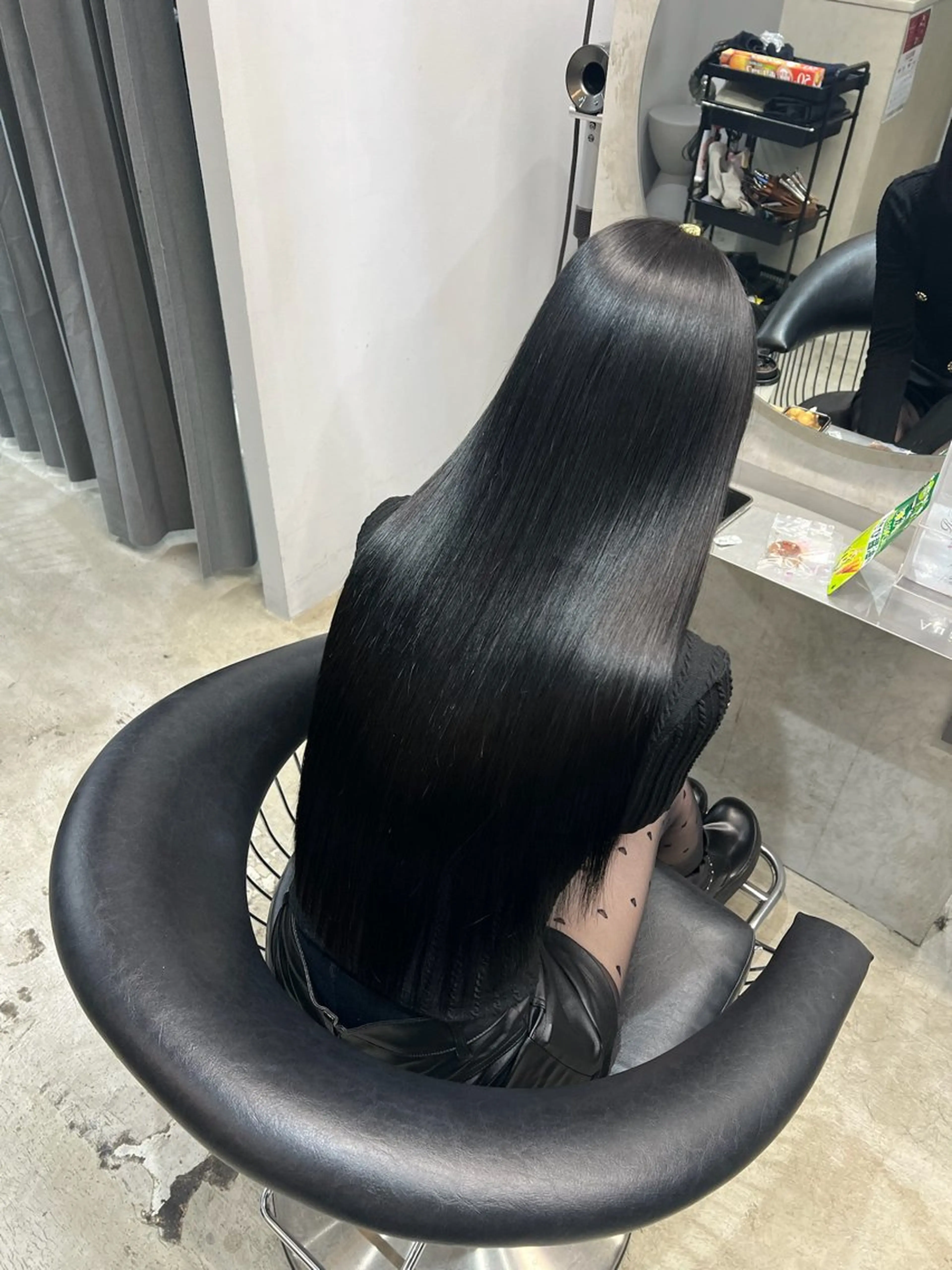 ロング カラー カット ヘアカラー トリートメント etora 渋谷所属・itaru/網紅ヘア 🇨🇳ケラチンTRのヘアスタイル