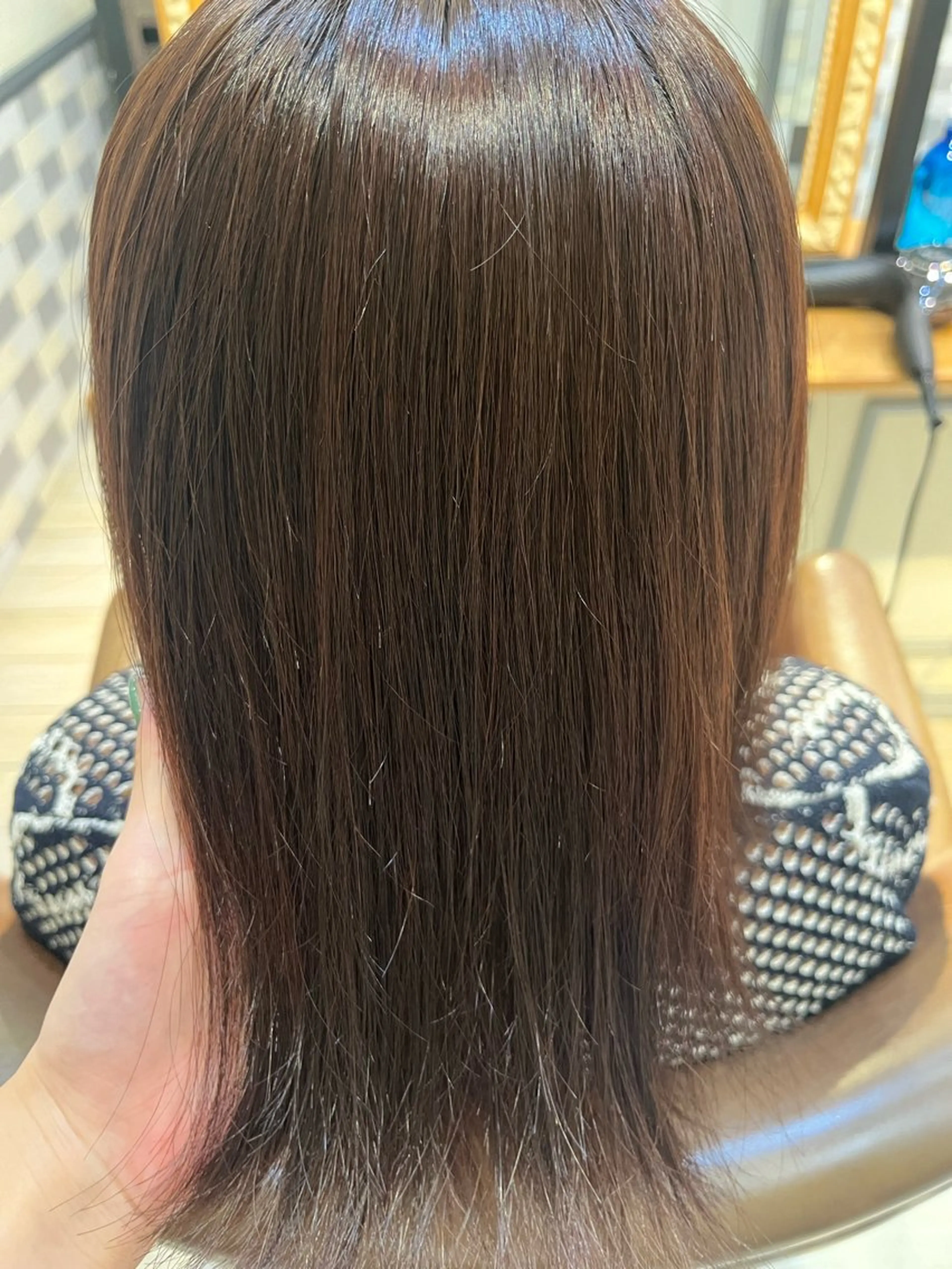 ミディアム カラー ブラウンカラー 古屋 澪　艶髪カラー✨のヘアスタイル