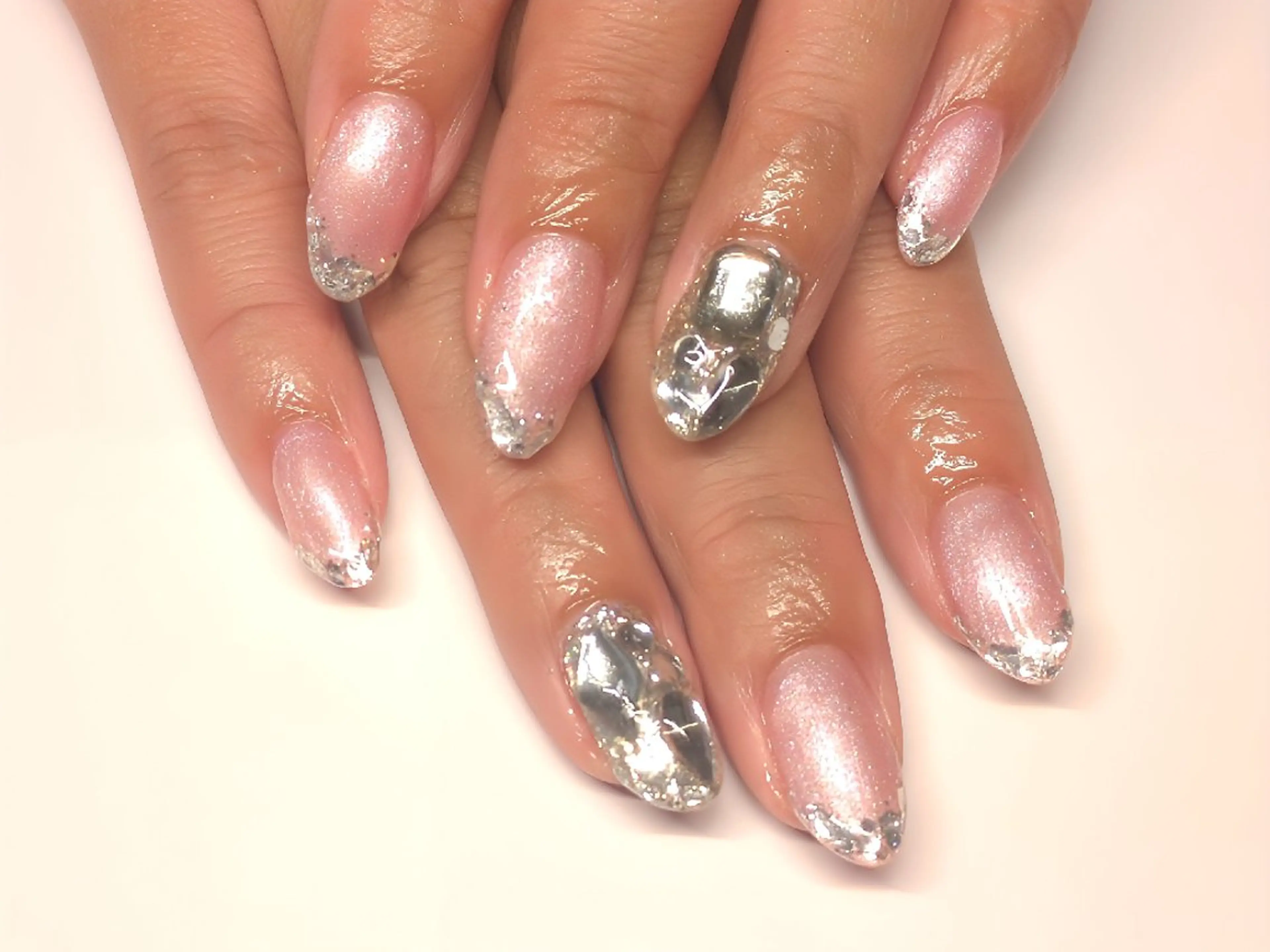 ミディアム AQUA nailのネイルデザイン