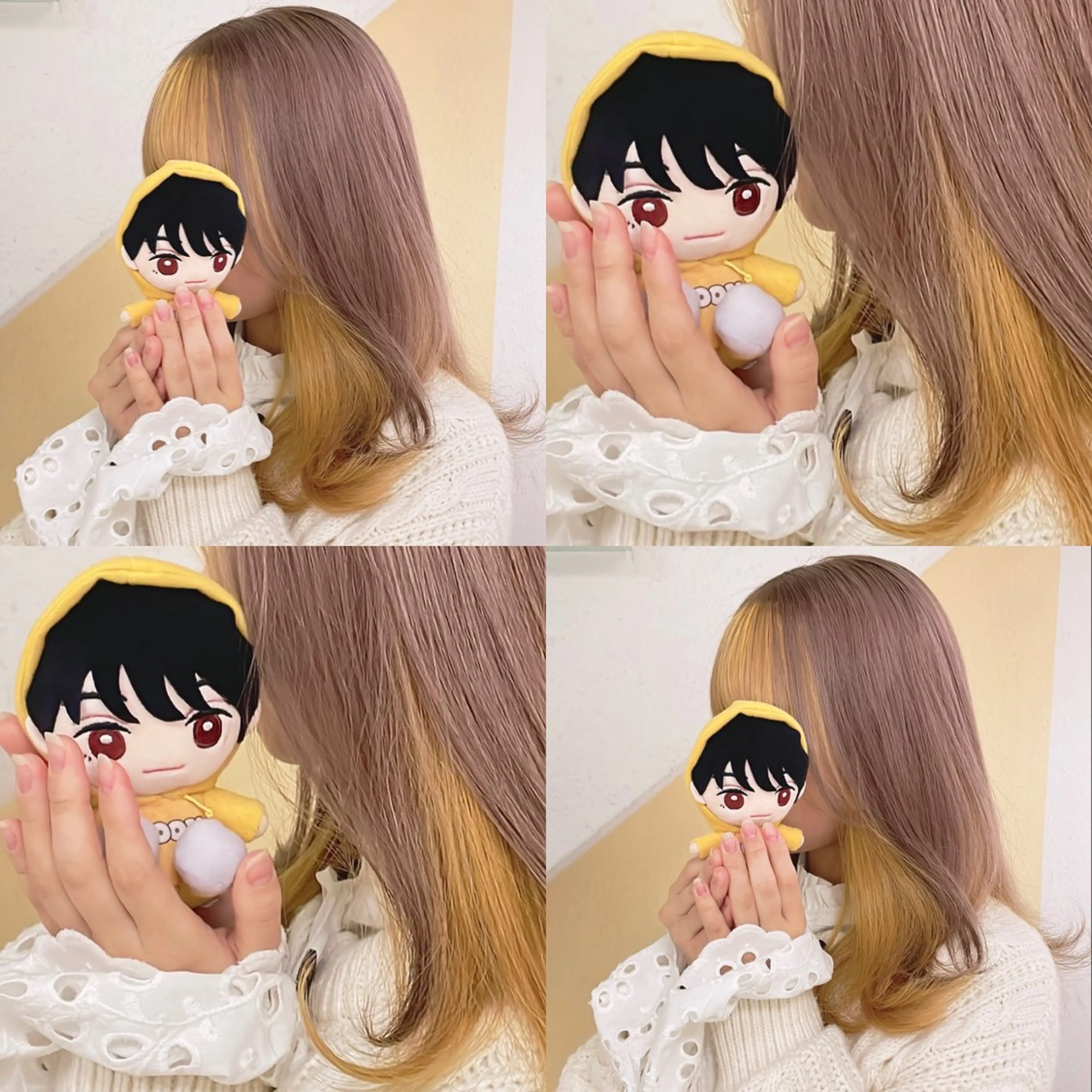 カラー ヘアカラー トリートメント 渋谷:インナーカラー ／🍒エリカ🍒のヘアスタイル