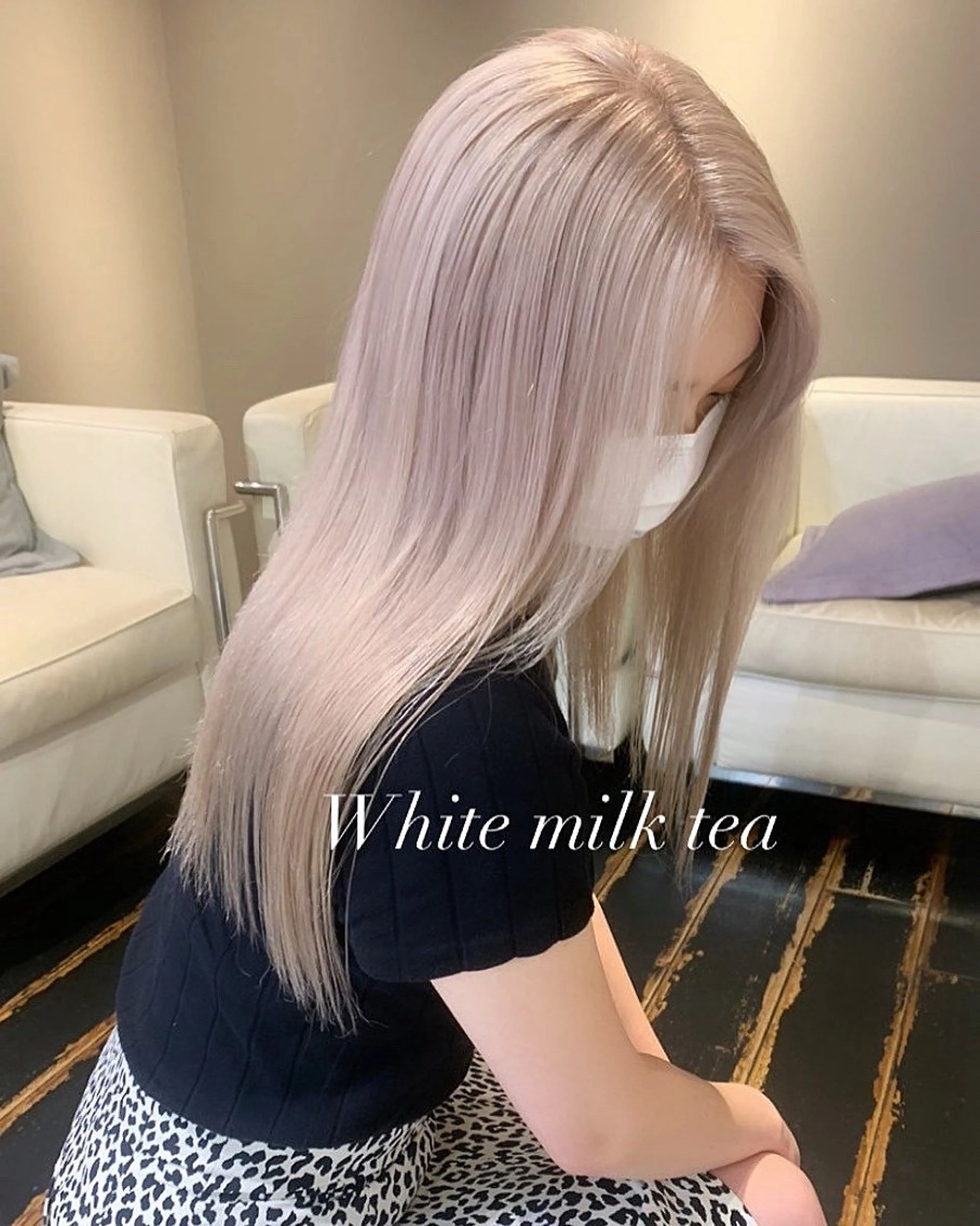 セミロング カラー ヘアカラー Liberte 新宿【リベルテ】所属・しゅけ 祐輔のヘアスタイル