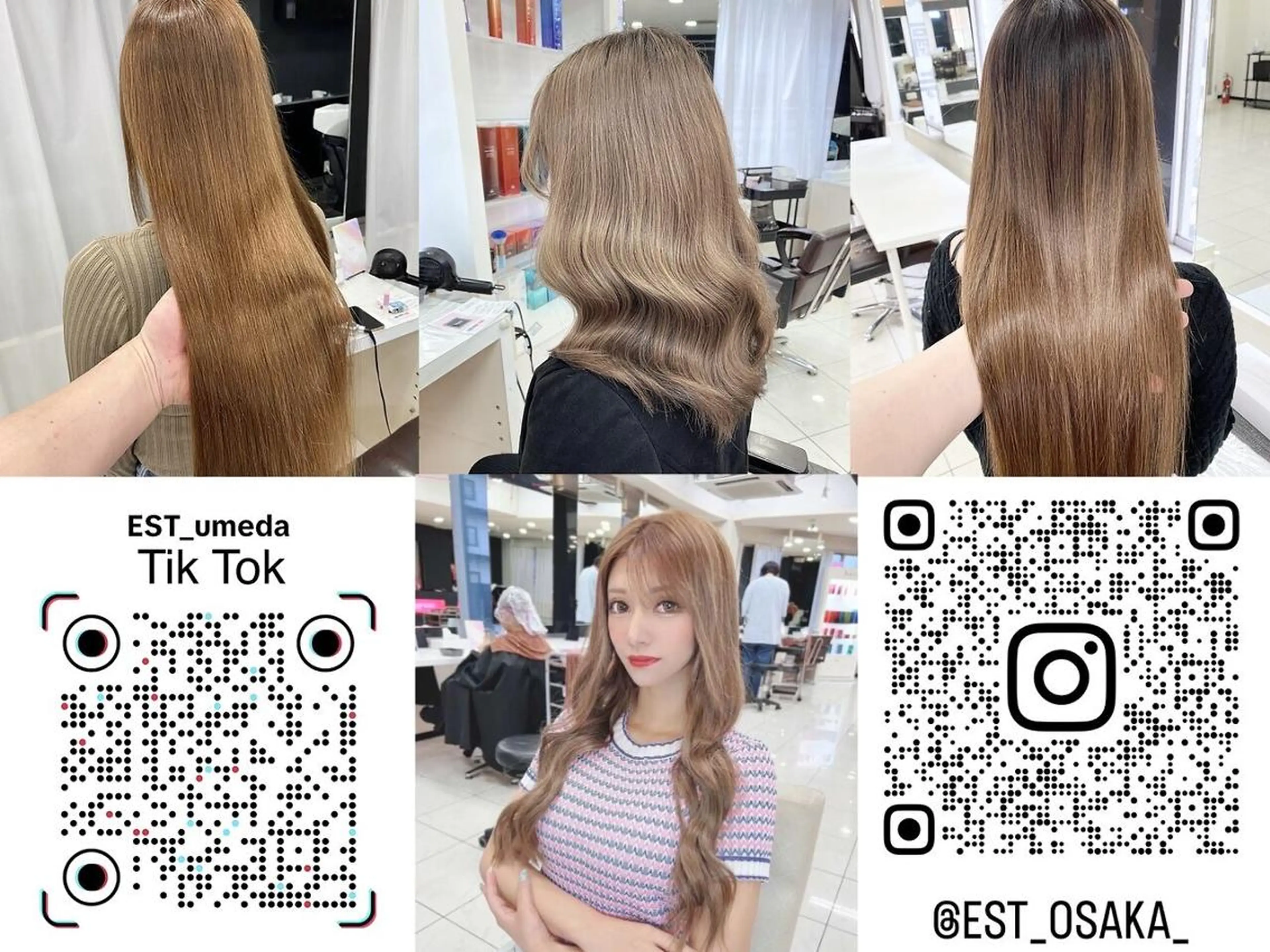 ロング カラー ヘアアレンジ M. KURUMIのヘアスタイル