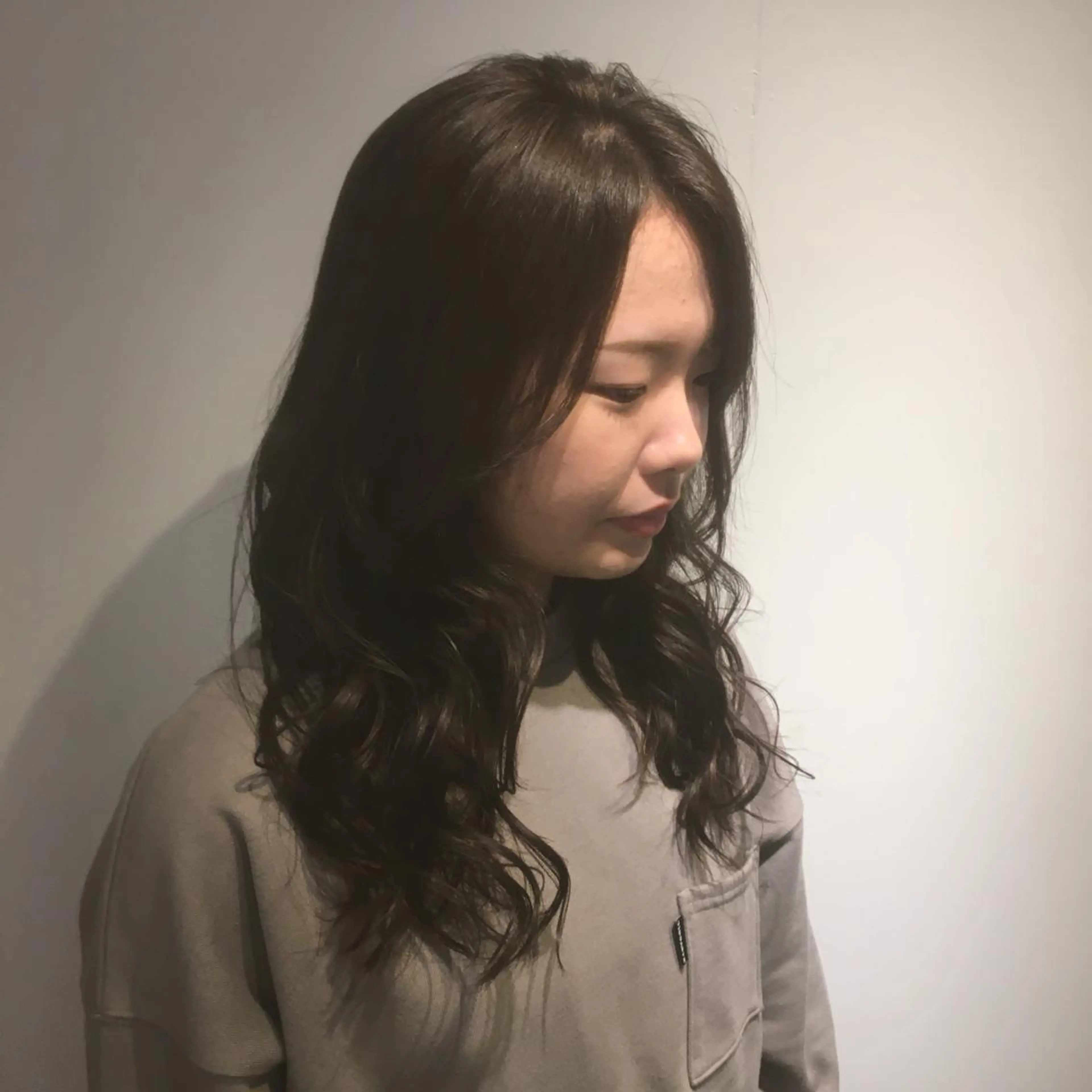 ロング カラー カット ヘアカラー しのはら まどかのヘアスタイル