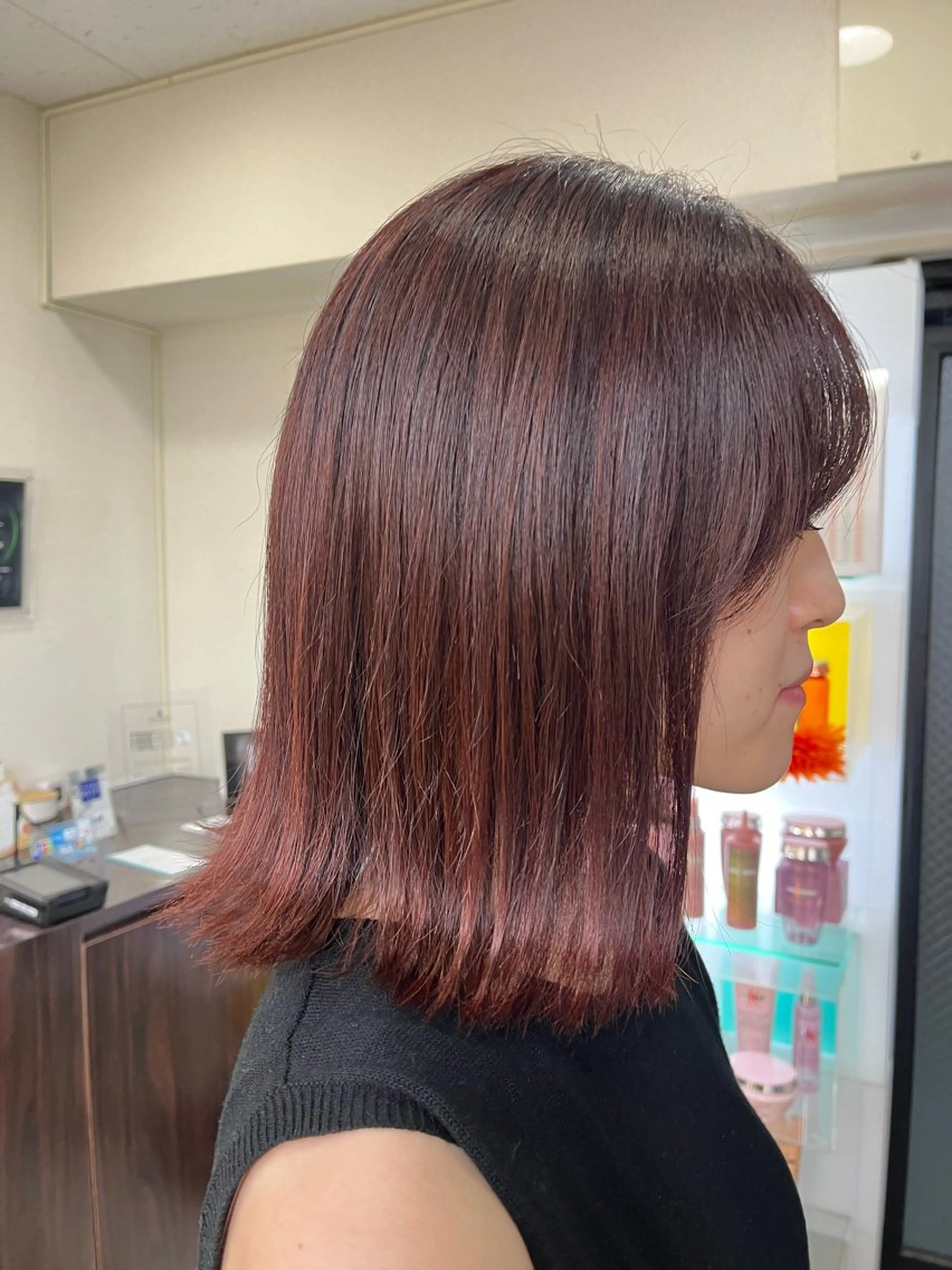 ミディアム カット ヘアカラー 松本平太郎美容室大宮店所属・こぐれ みあんのヘアスタイル