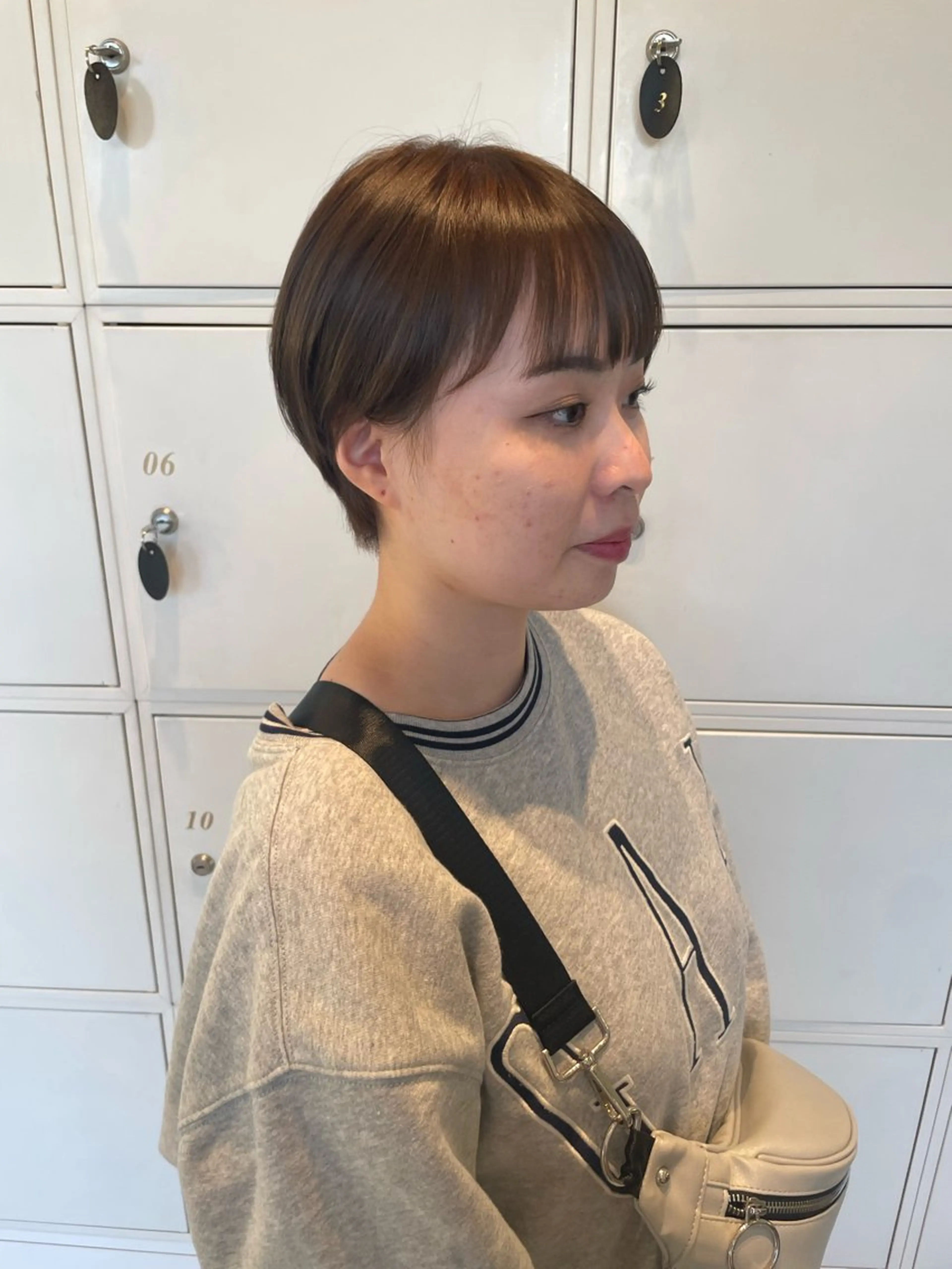 ショート カラー ショートボブ ハンサムショート ボブ ショートヘア 鶴岡で縮毛矯正なら お任せ！ハヤシナオミのヘアスタイル
