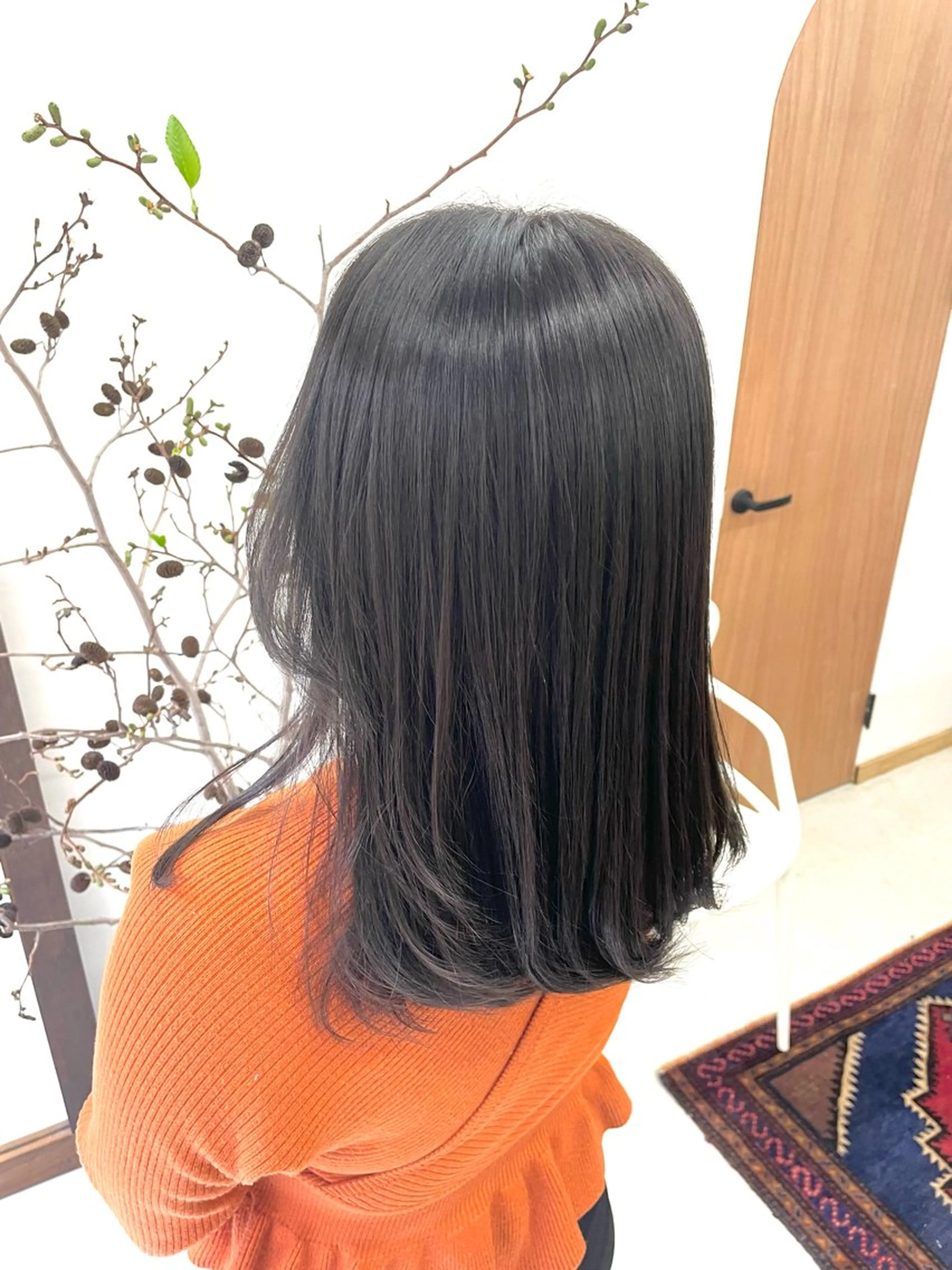 ロング カラー ブルーカラー 慎太朗/メンズカット /メンズパーマのヘアスタイル