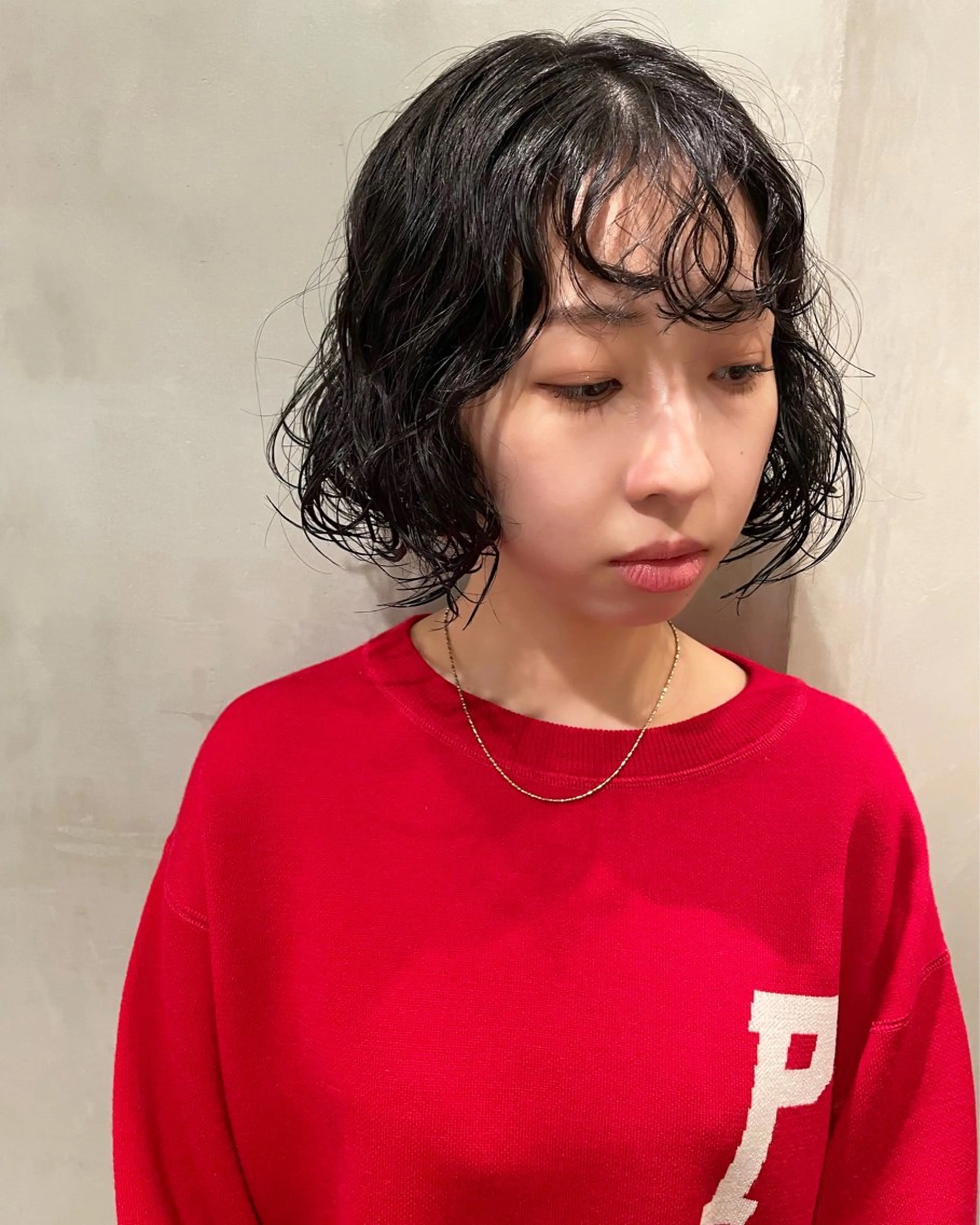 ショート カラー パーマ カット パーマ トリートメント 優 作のヘアスタイル