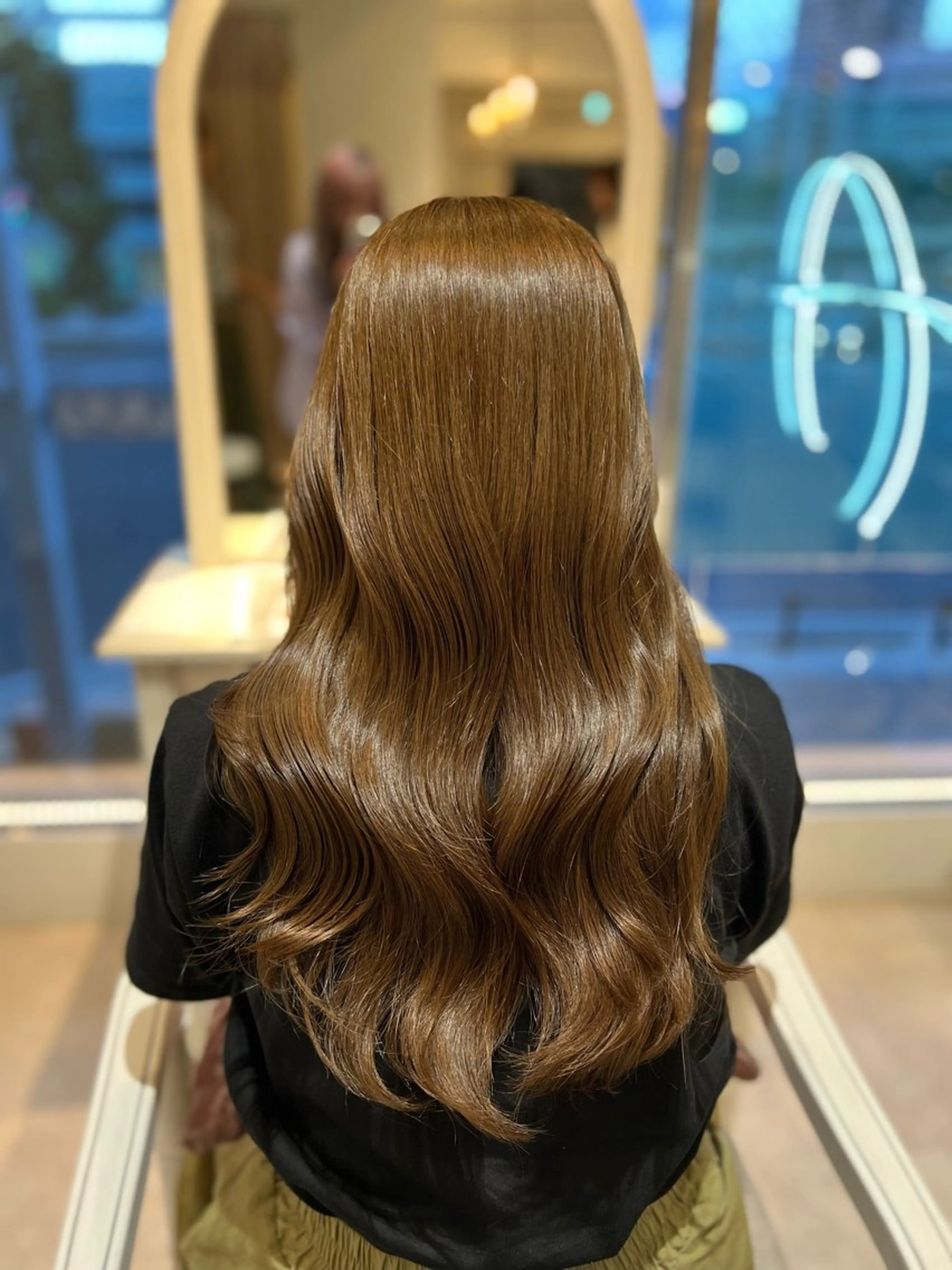 ロング カラー ヘアカラー クレビアヘアーアンドエステ(CreBiA-hair&esthe-)所属・塚本 希来のヘアスタイル