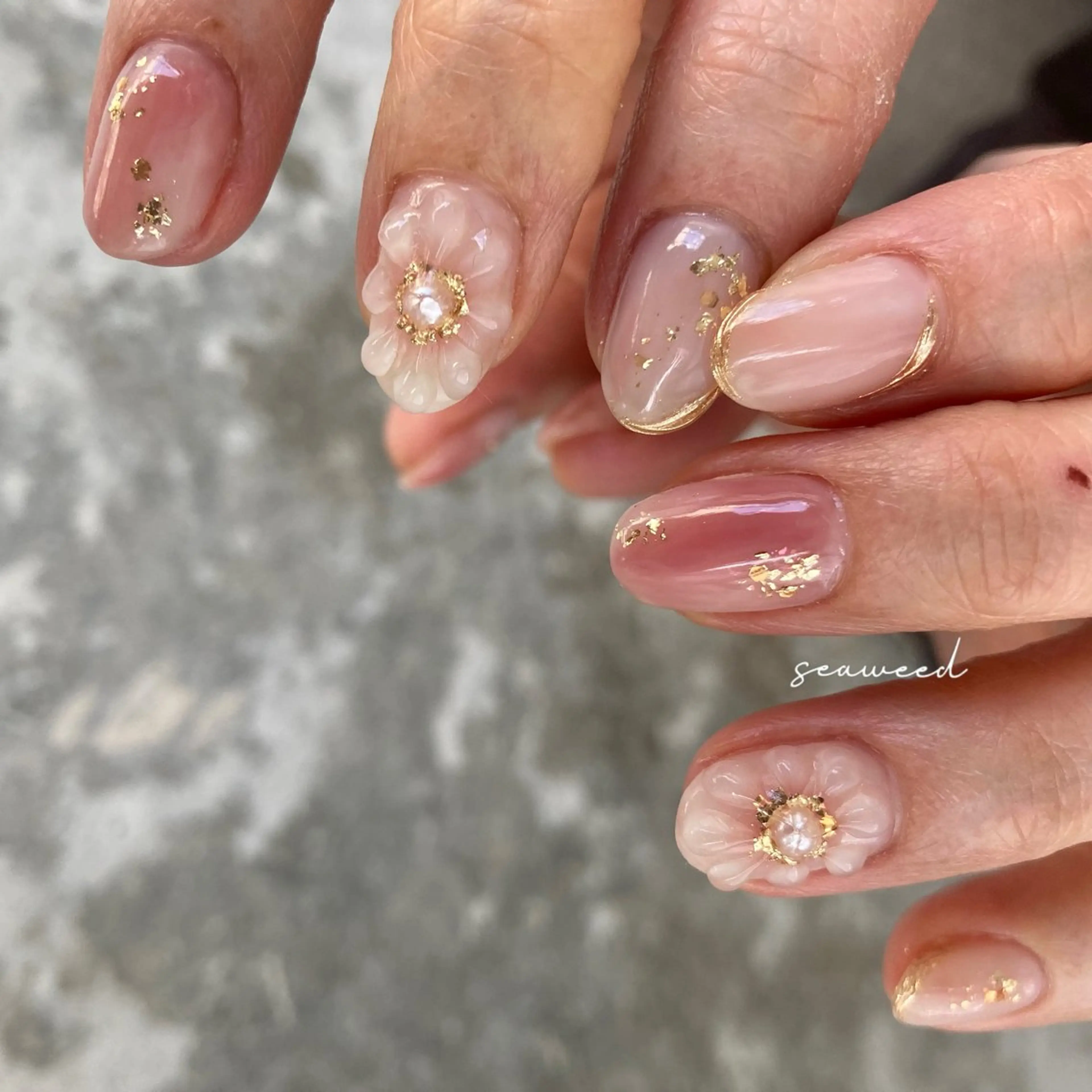ネイル ハンドネイル seaweed nailのネイルデザイン