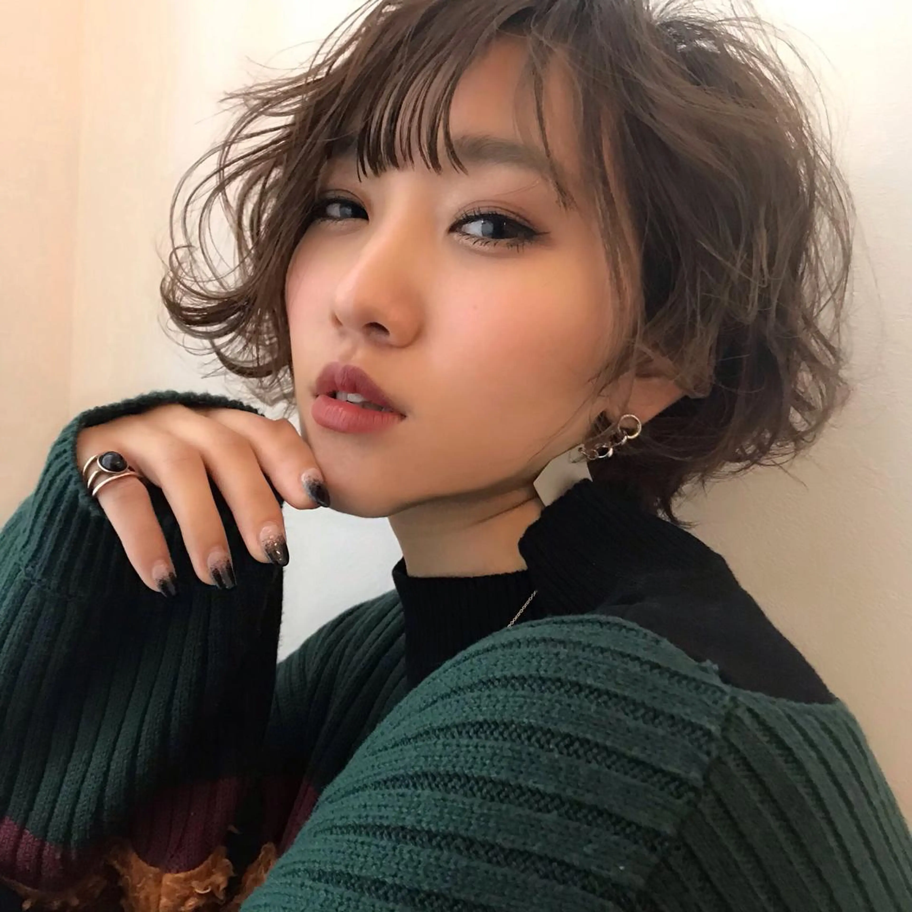 ショート 酸性ストレート/ブリ ーチなし/中村 匠のヘアスタイル