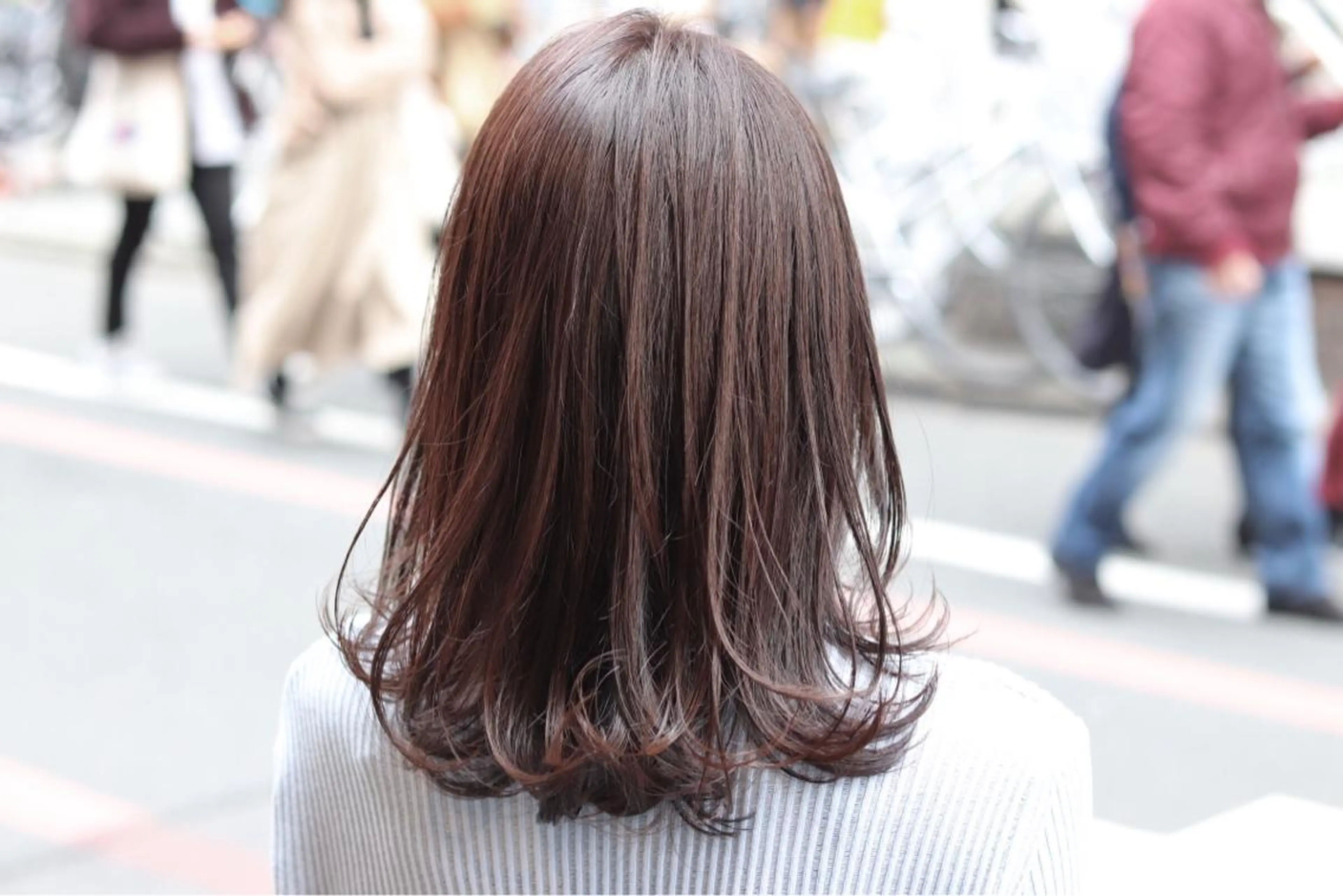 ミディアム カラー ヘアアレンジ カット ヘアカラー トリートメント Recess hair所属・川内 政人のヘアスタイル