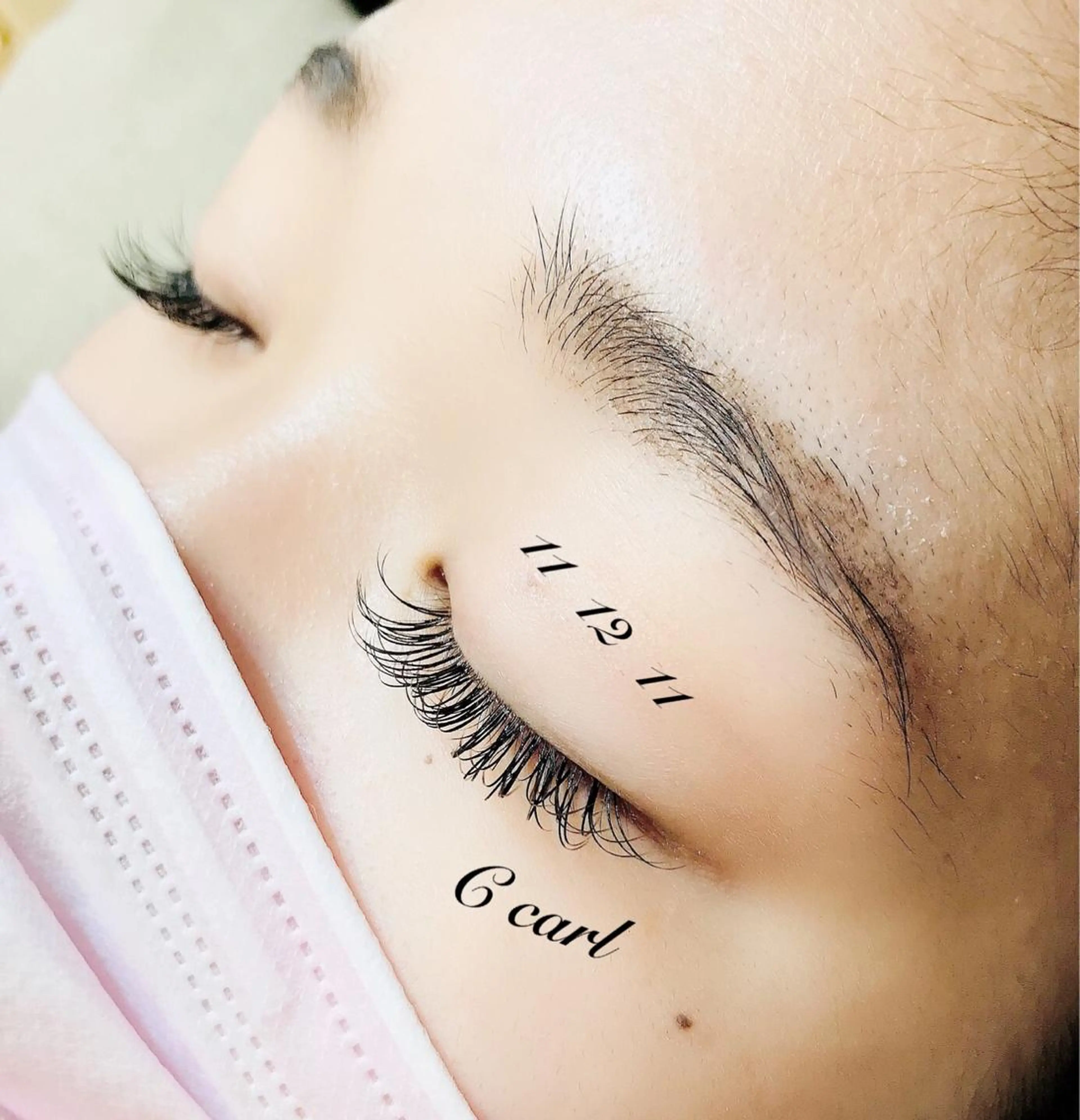 マツエク・マツパ Cカール キュート フラットラッシュ マツエク eyelash presh yukaのマツエク・マツパデザイン