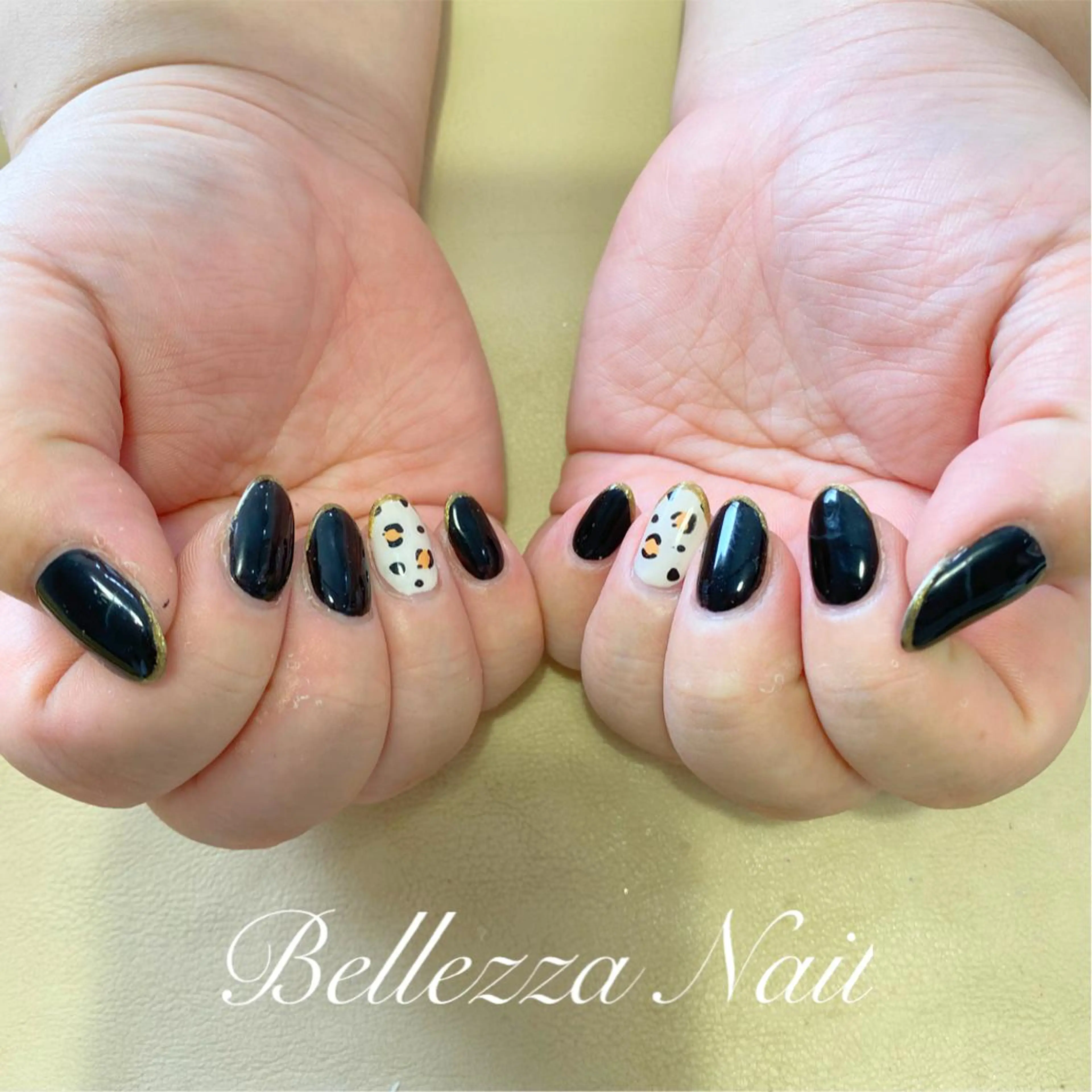 ネイル アートネイル ゴールド Bellezza Nailのネイルデザイン
