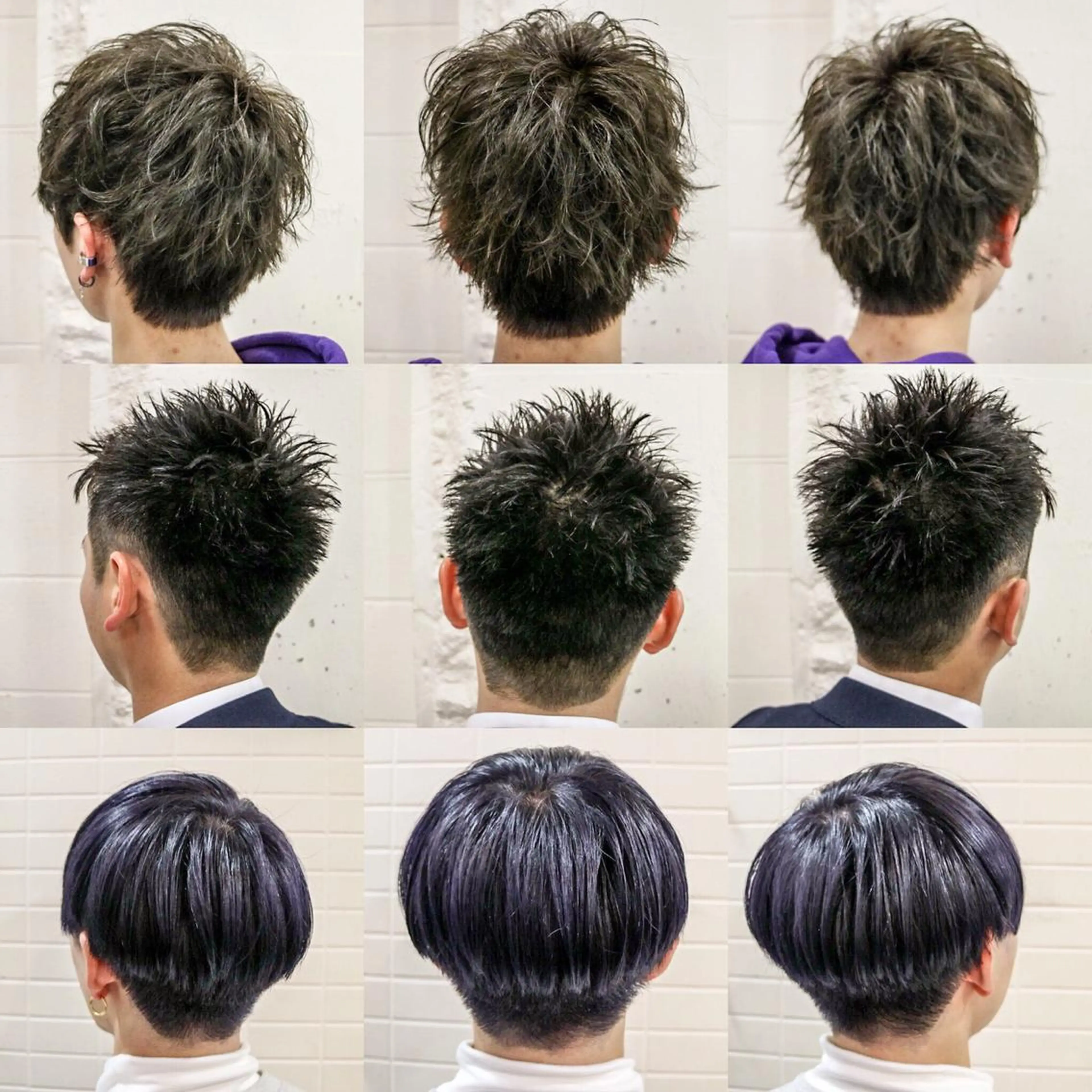 ショート カラー パーマ メンズ ⭐️口コミ5.0⭐️ 当日予約可能👌🏼のヘアスタイル