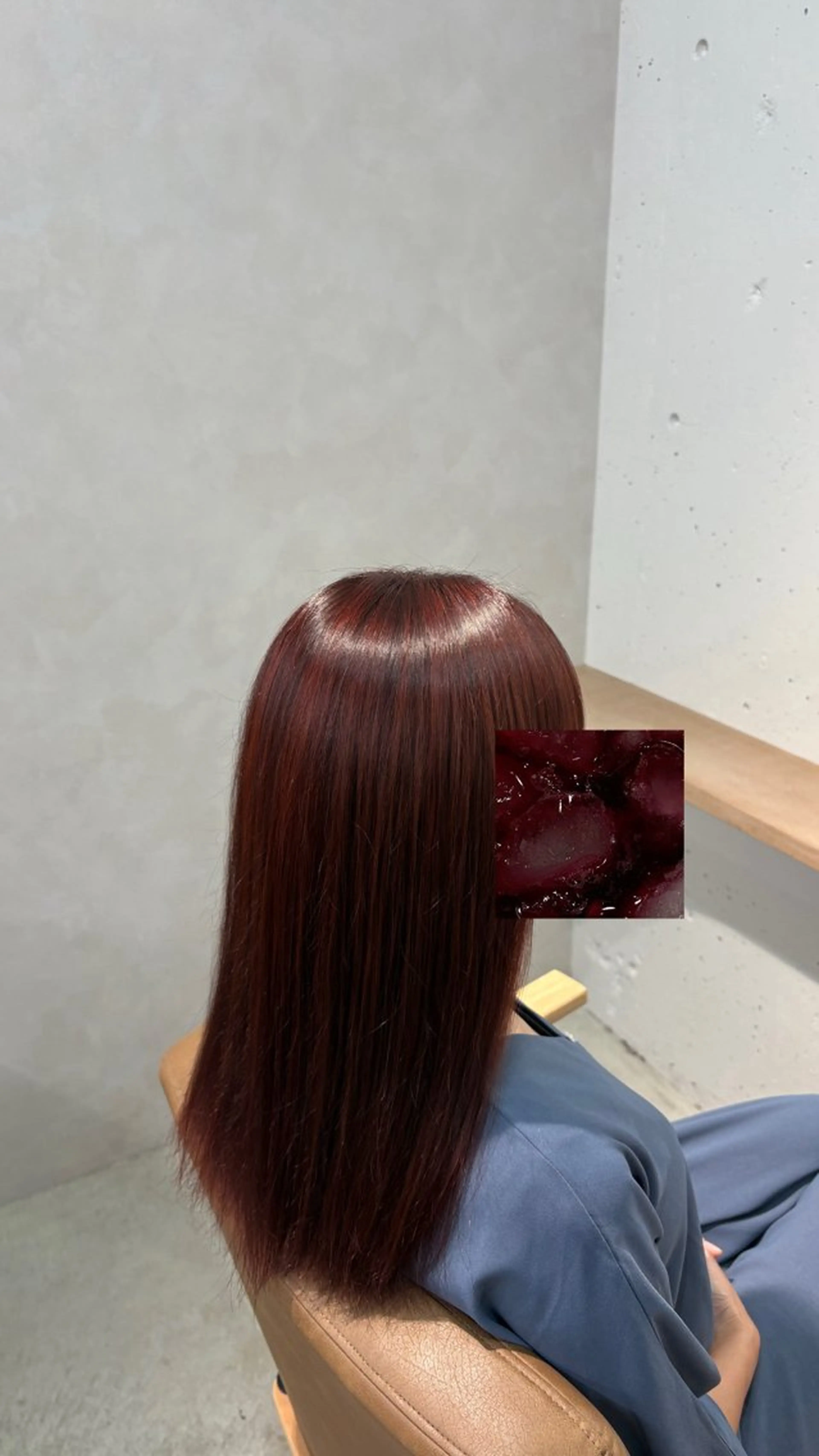 セミロング カラー レッドカラー ヘアカラー miki-YUCCA -"モデル様募集中"のヘアスタイル