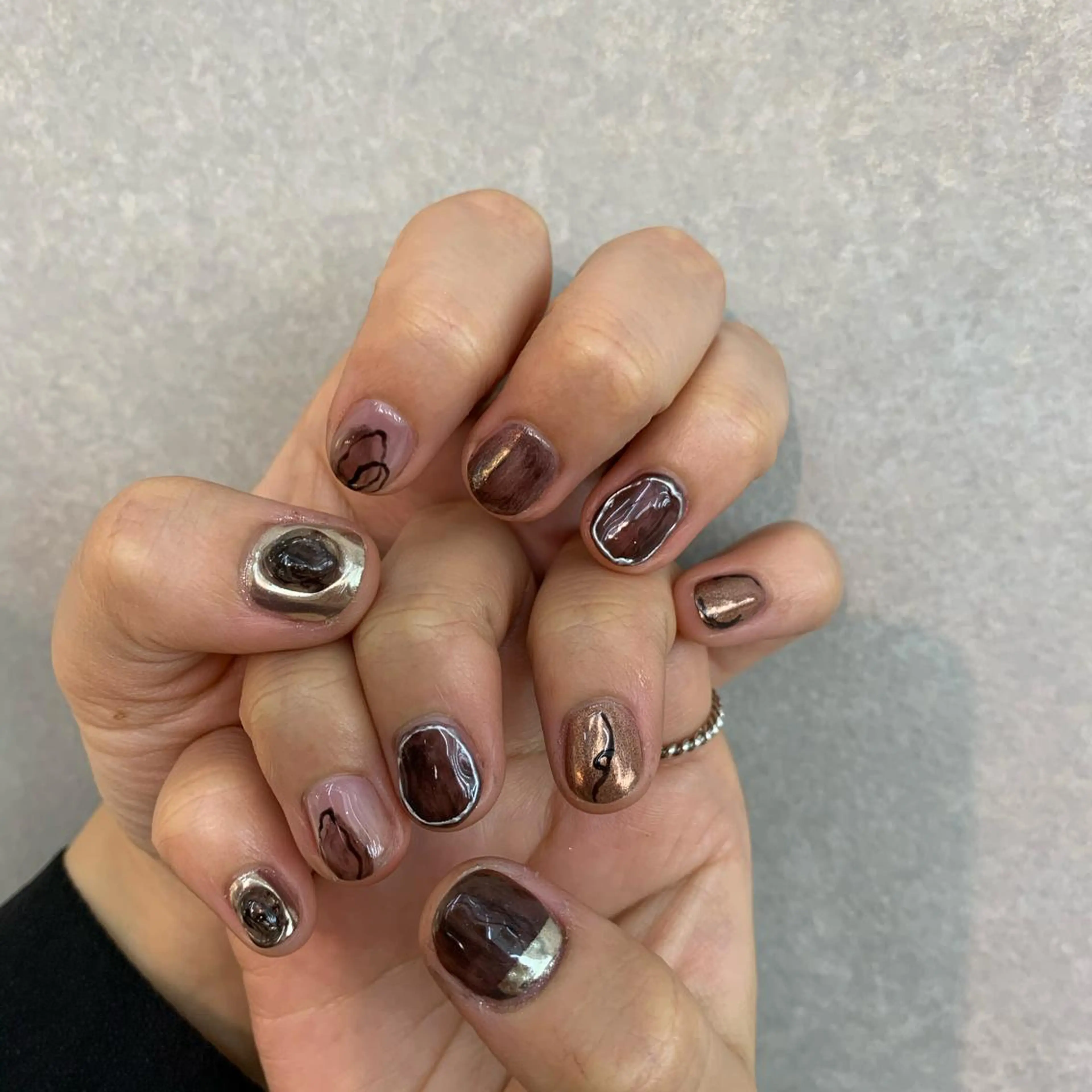 ネイル ハンドネイル 【淡色color/ nail】maikoのネイルデザイン