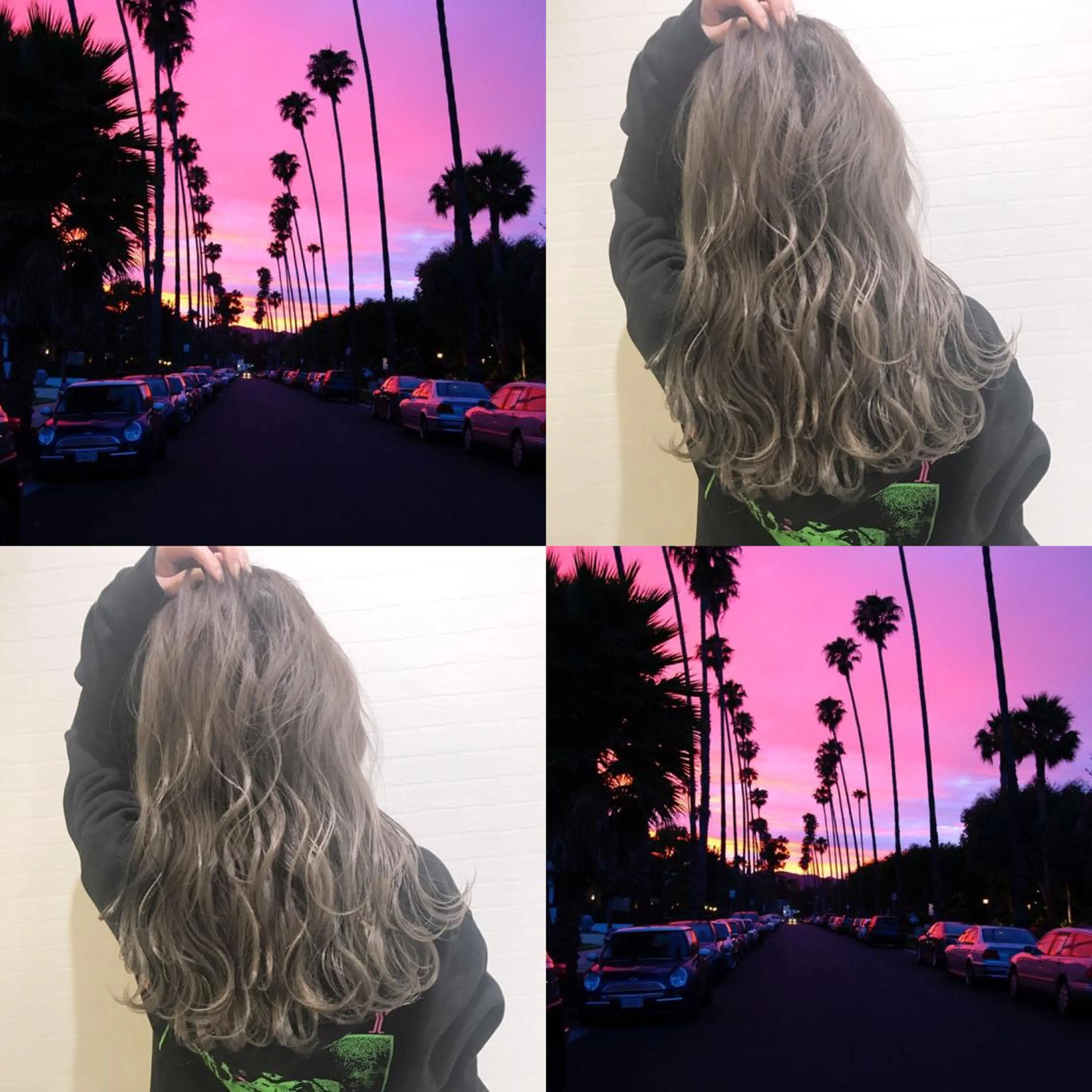 ロング カラー ヘアアレンジ グレージュ ヘアカラー トリートメント BANK'S hair所属・💐ケラチン 髪質改善寺坂雄飛💐のヘアスタイル