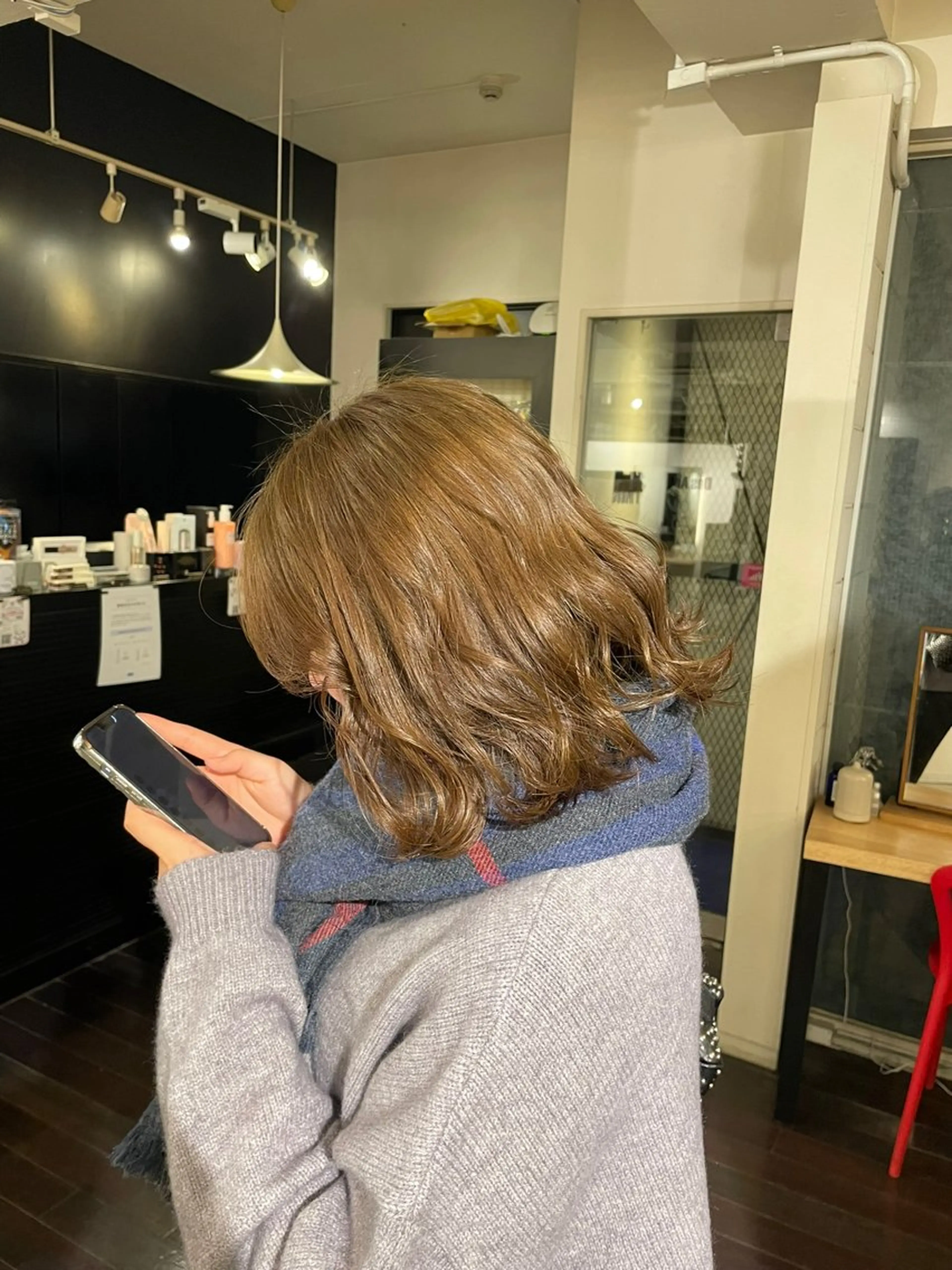 カラー ベージュカラー micoto kuronoのヘアスタイル