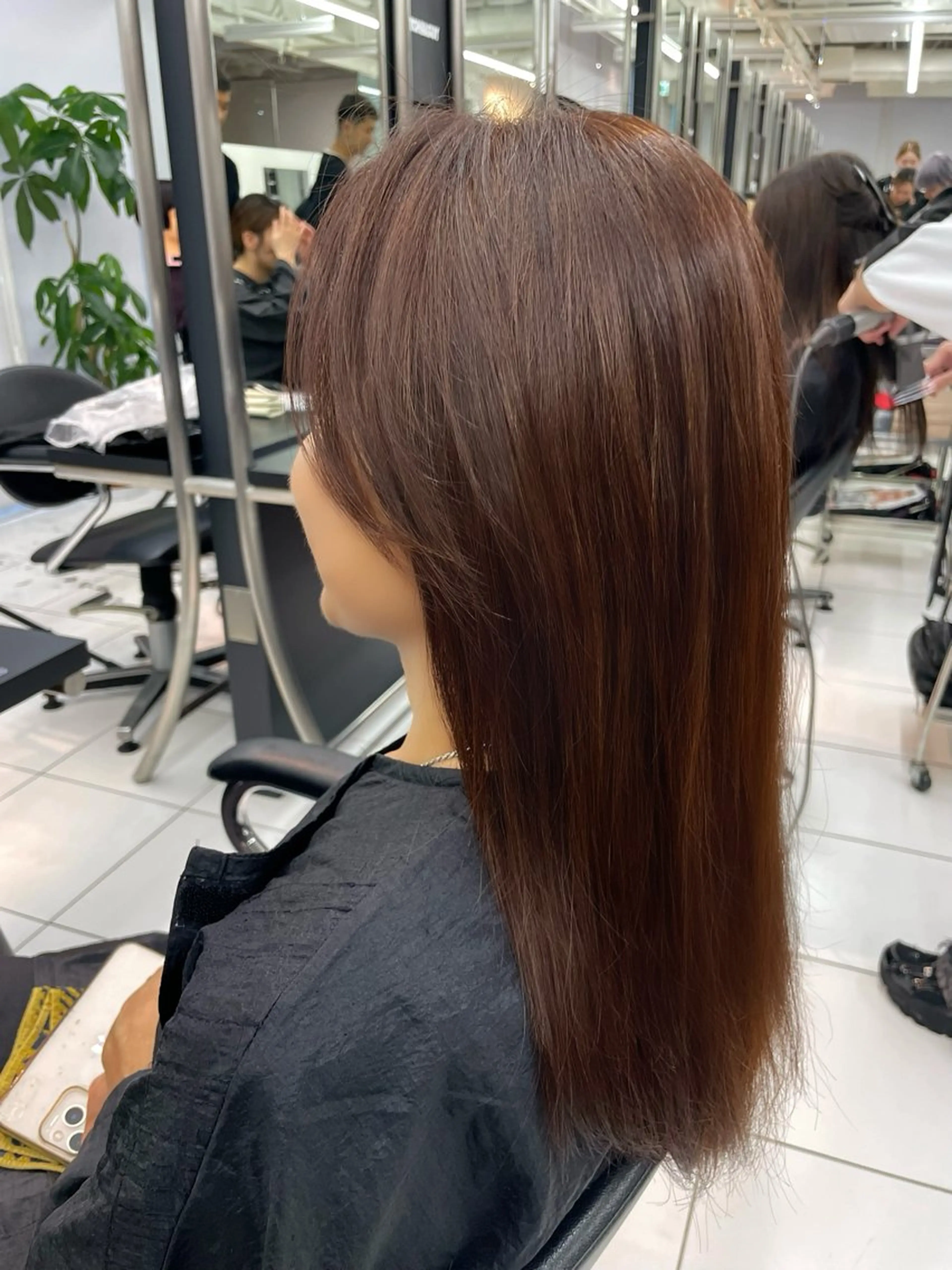 セミロング カラー ブラウンカラー 無料カットモデル募集 /　 Juanのヘアスタイル